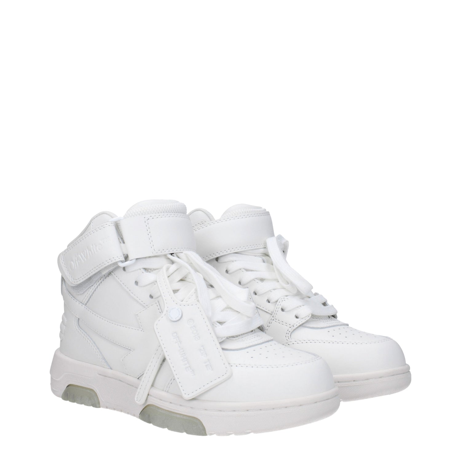 Off-White Sneakers Donna Pelle Bianco
