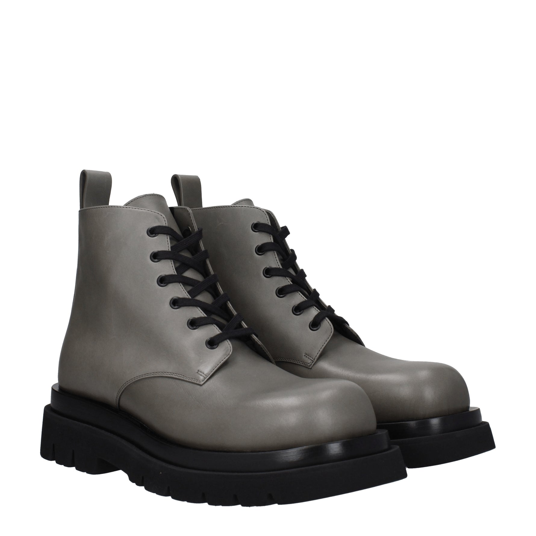 Bottega Veneta Stivaletti Uomo Pelle Grigio/Asfalto B-Exit – B