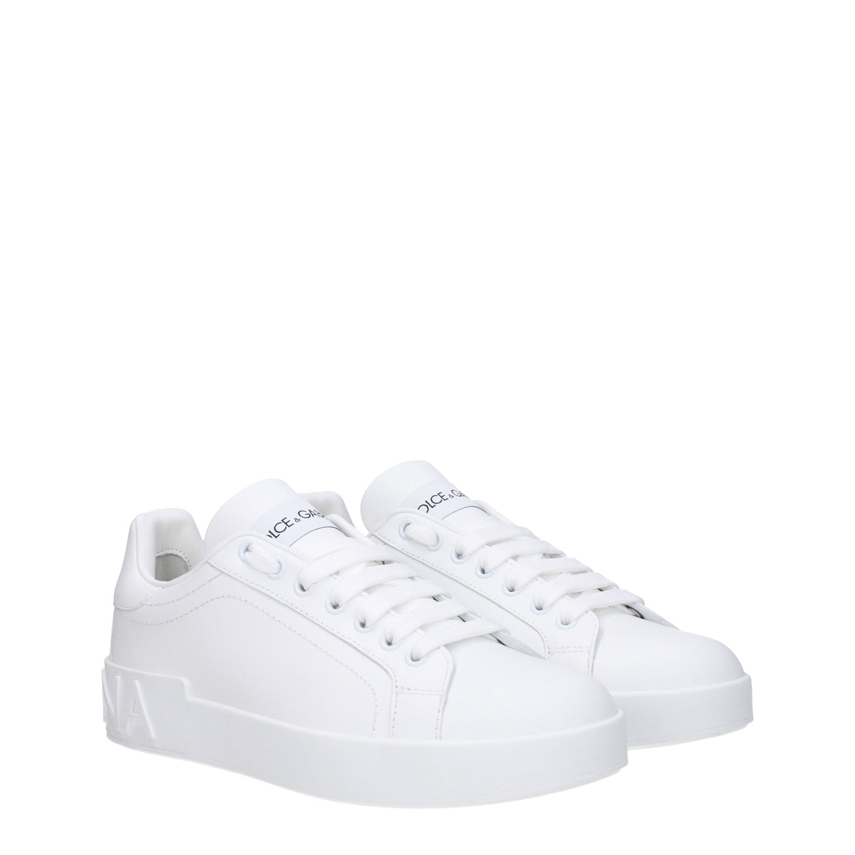 Dolce&Gabbana Sneakers Donna Pelle Bianco