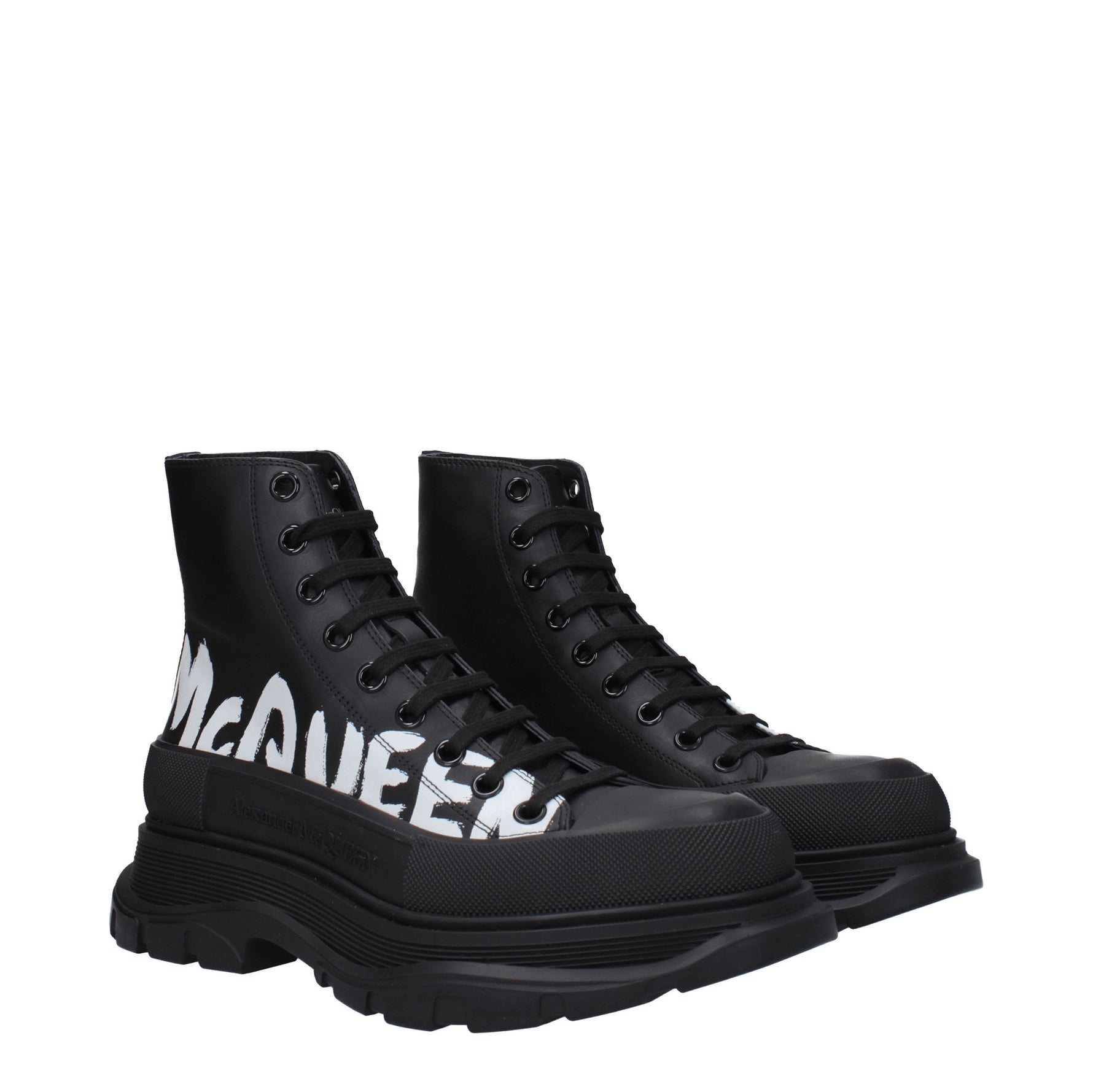 Alexander McQueen Sneakers Uomo Pelle Nero