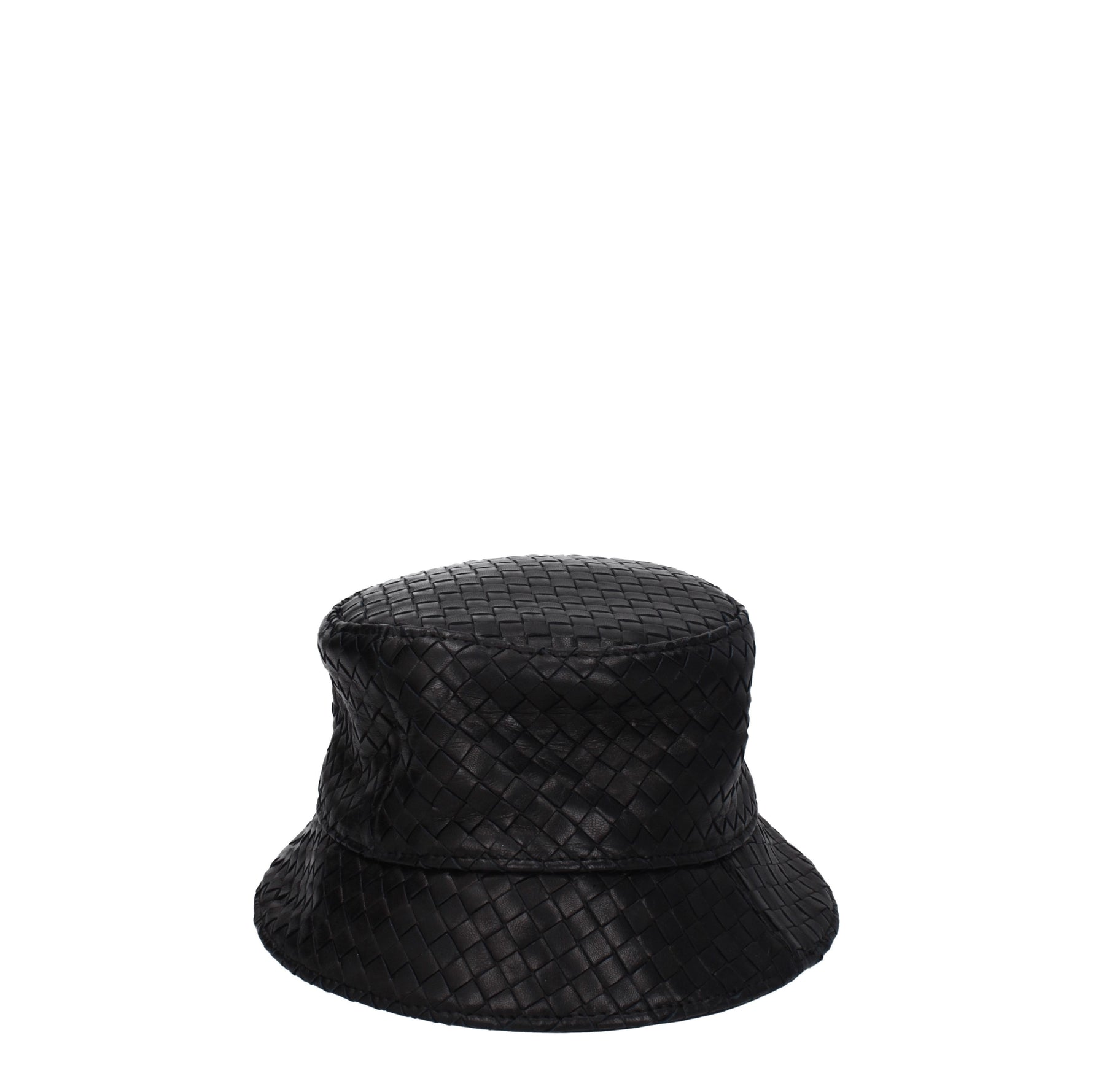 Bottega Veneta Cappelli Uomo Pelle Nero