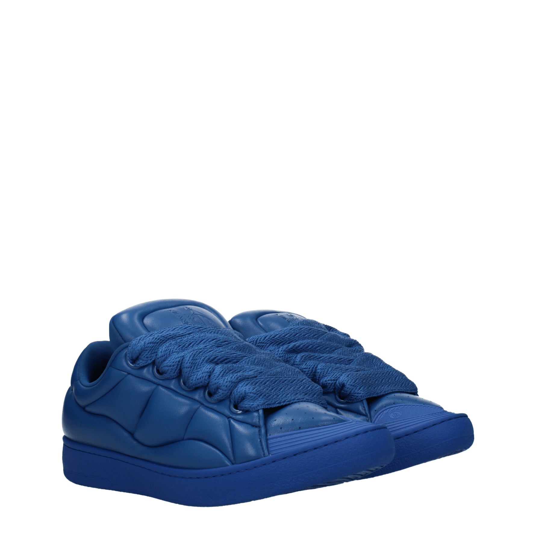 Lanvin Sneakers Curb xl Uomo Pelle Blu B-Exit – B-Exit top shop
