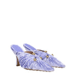 Bottega Veneta Sandali bunnie Donna Velluto Viola Ametista