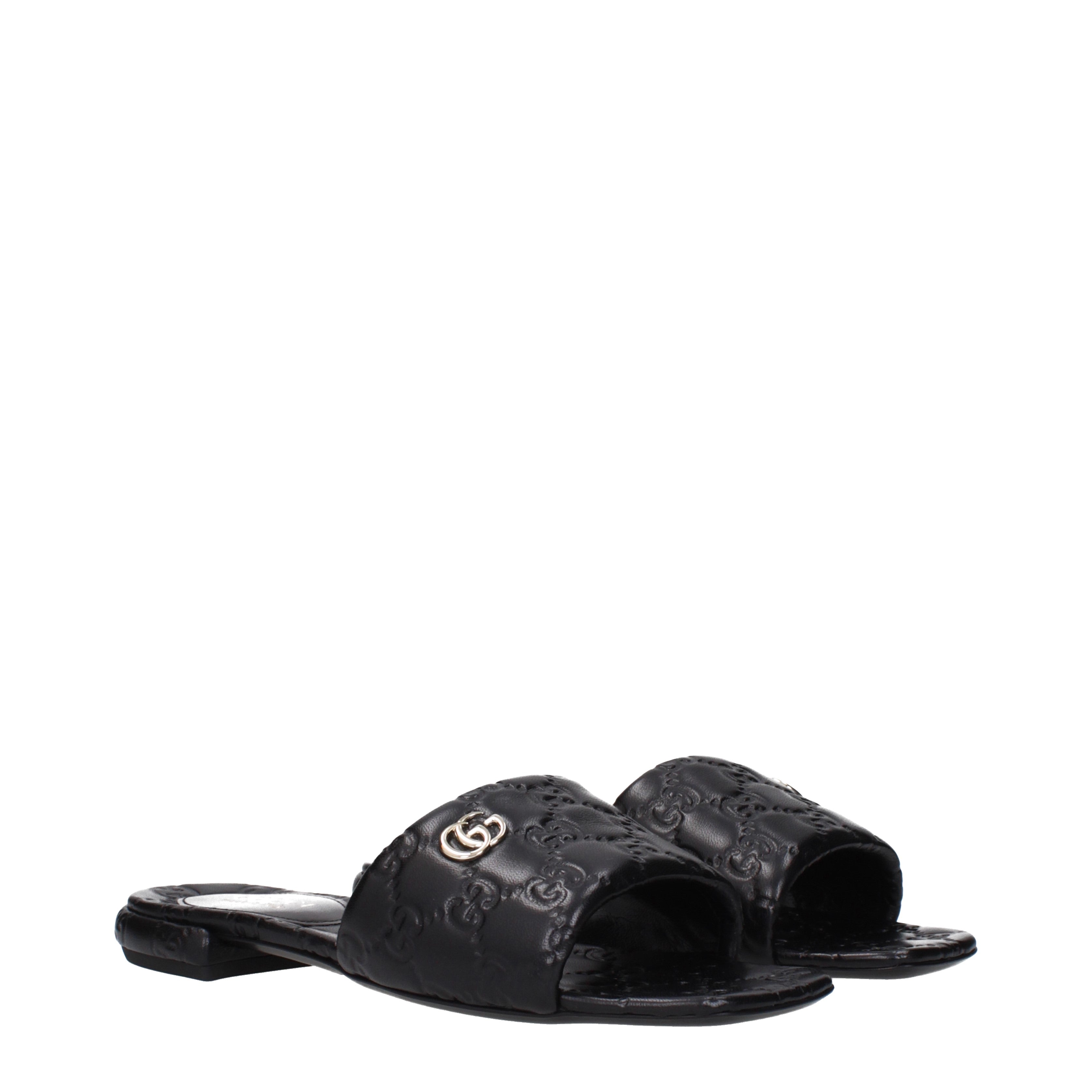 Gucci Slippers and Clogs Women Leather Black | B-Exit – B-Exit top