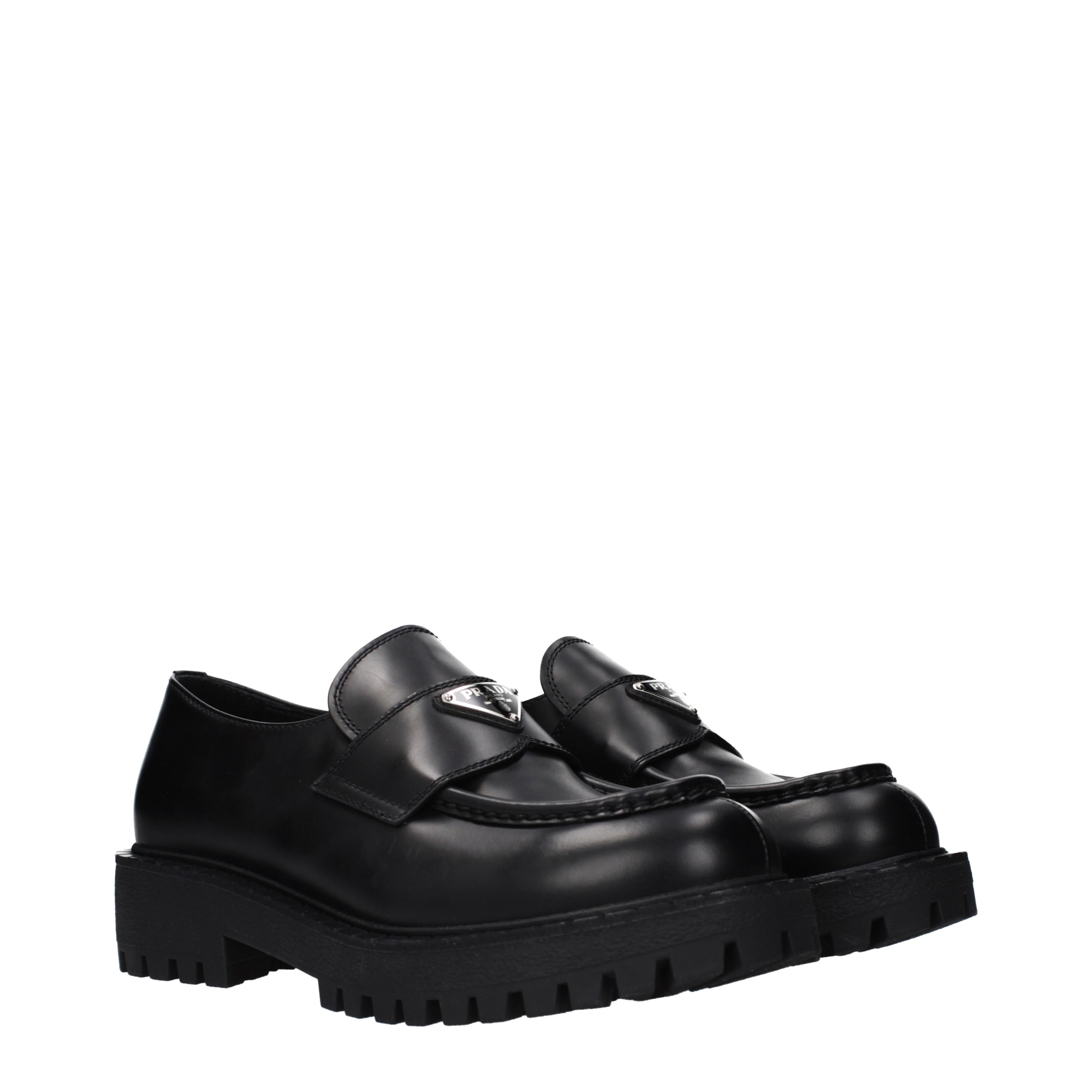 Prada Loafers Men Leather Black | B-Exit – B-Exit top shop online
