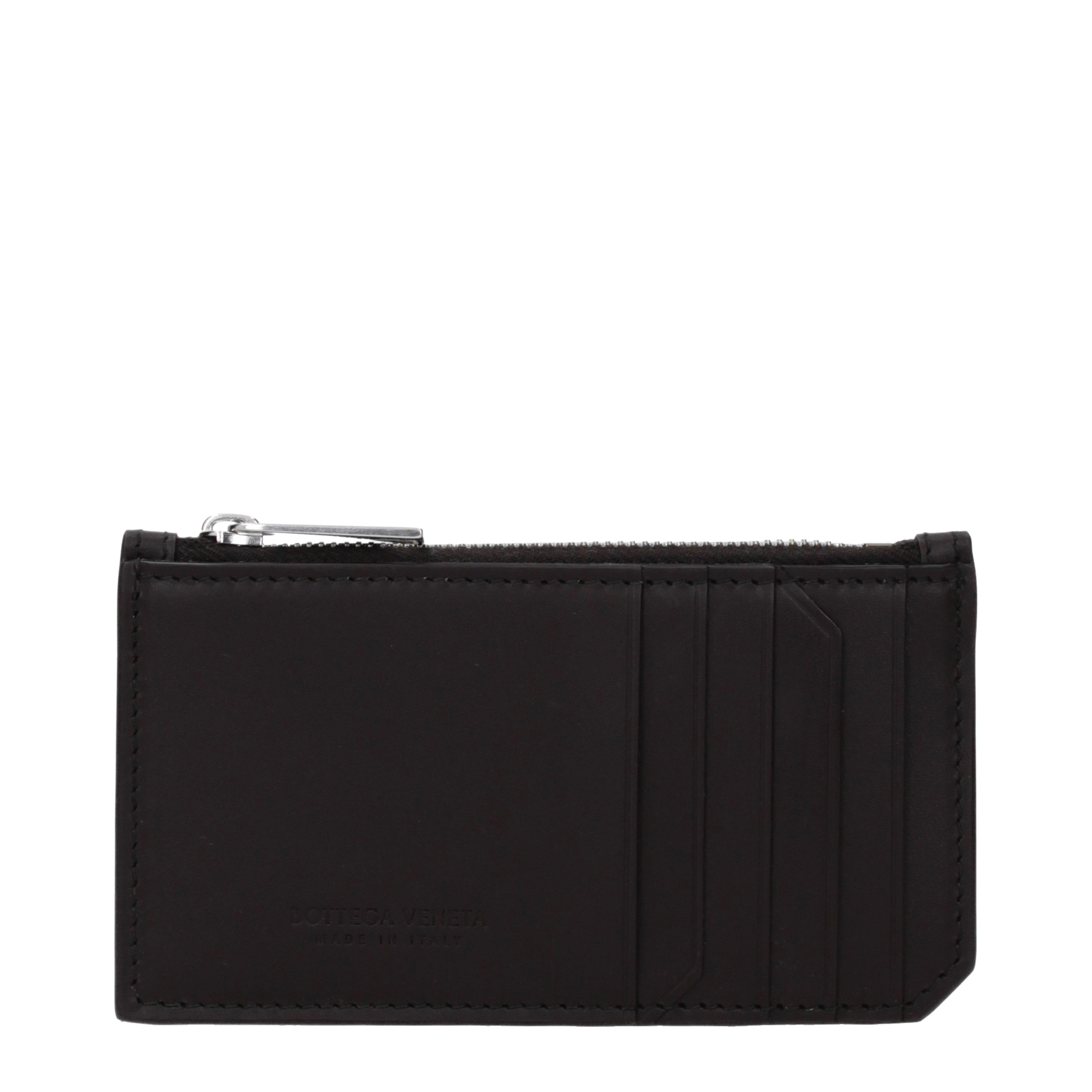 Bottega Veneta Document Holders Men Leather Brown/Dark Chocolate