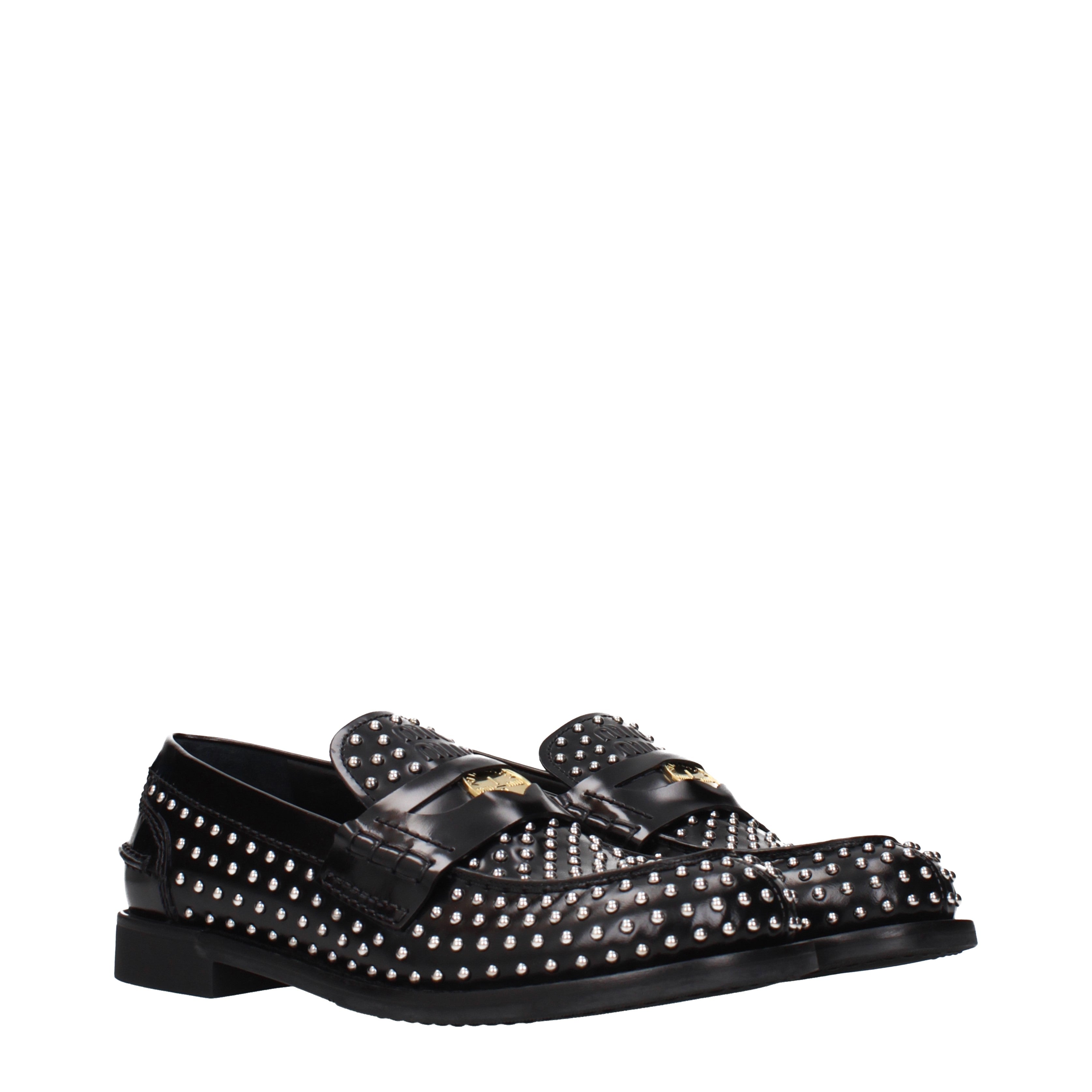 Miu Miu ローファー 女性 皮革 黒 | B-Exit – B-Exit top shop online