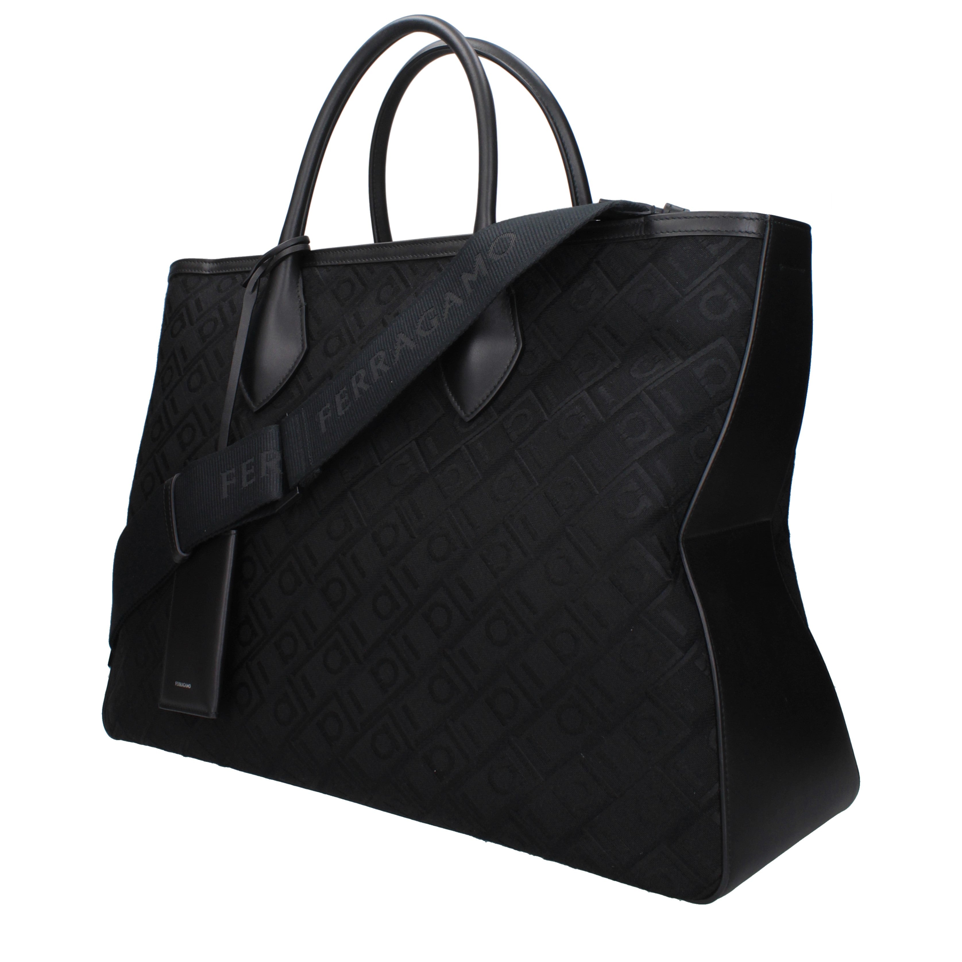 Salvatore Ferragamo ハンドバッグ 女性 ファブリック 黒 | B-Exit – B