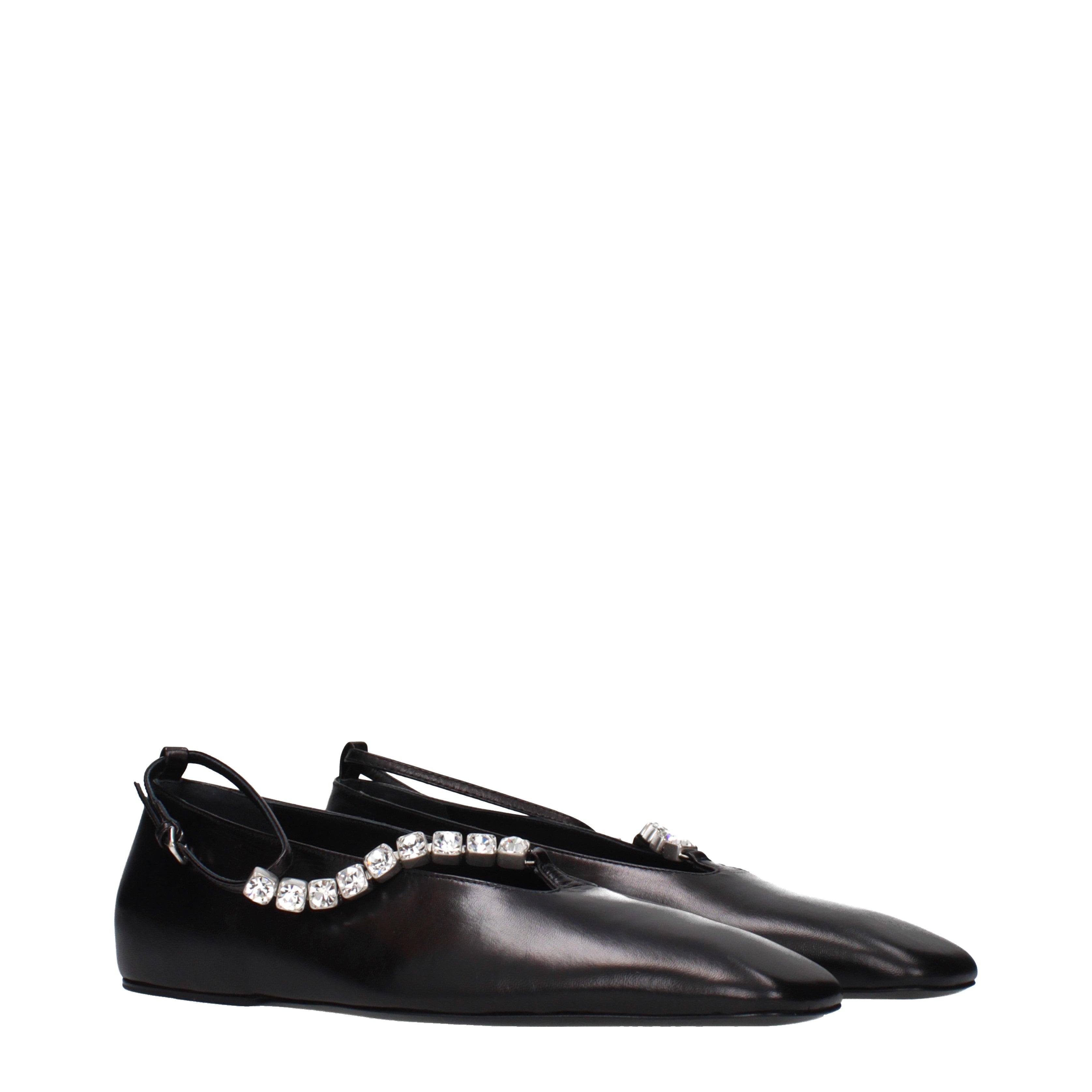 Jil Sander バレエシューズ 女性 皮革 黒 | B-Exit – B-Exit top shop