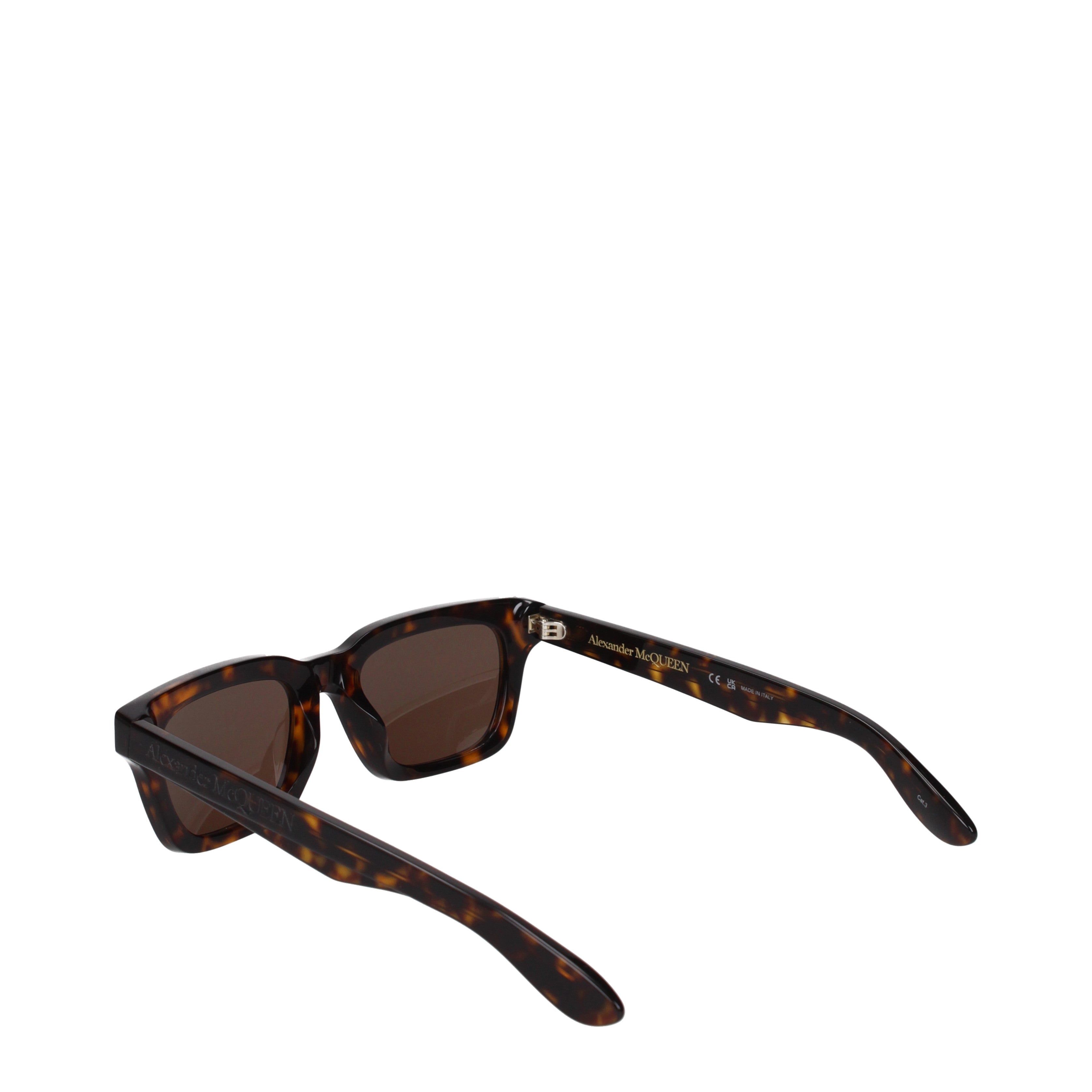 Alexander McQueen Sunglasses Men Acetate Brown | B-Exit – B-Exit