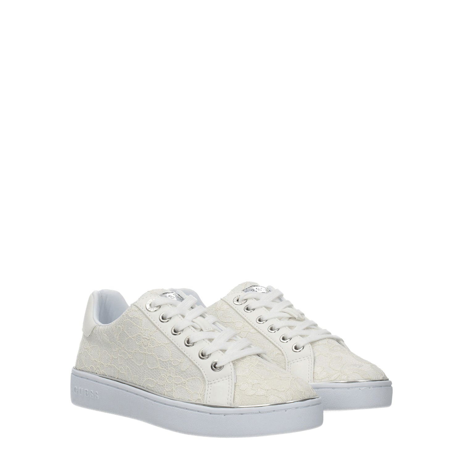 Guess Sneakers Donna Tessuto Beige