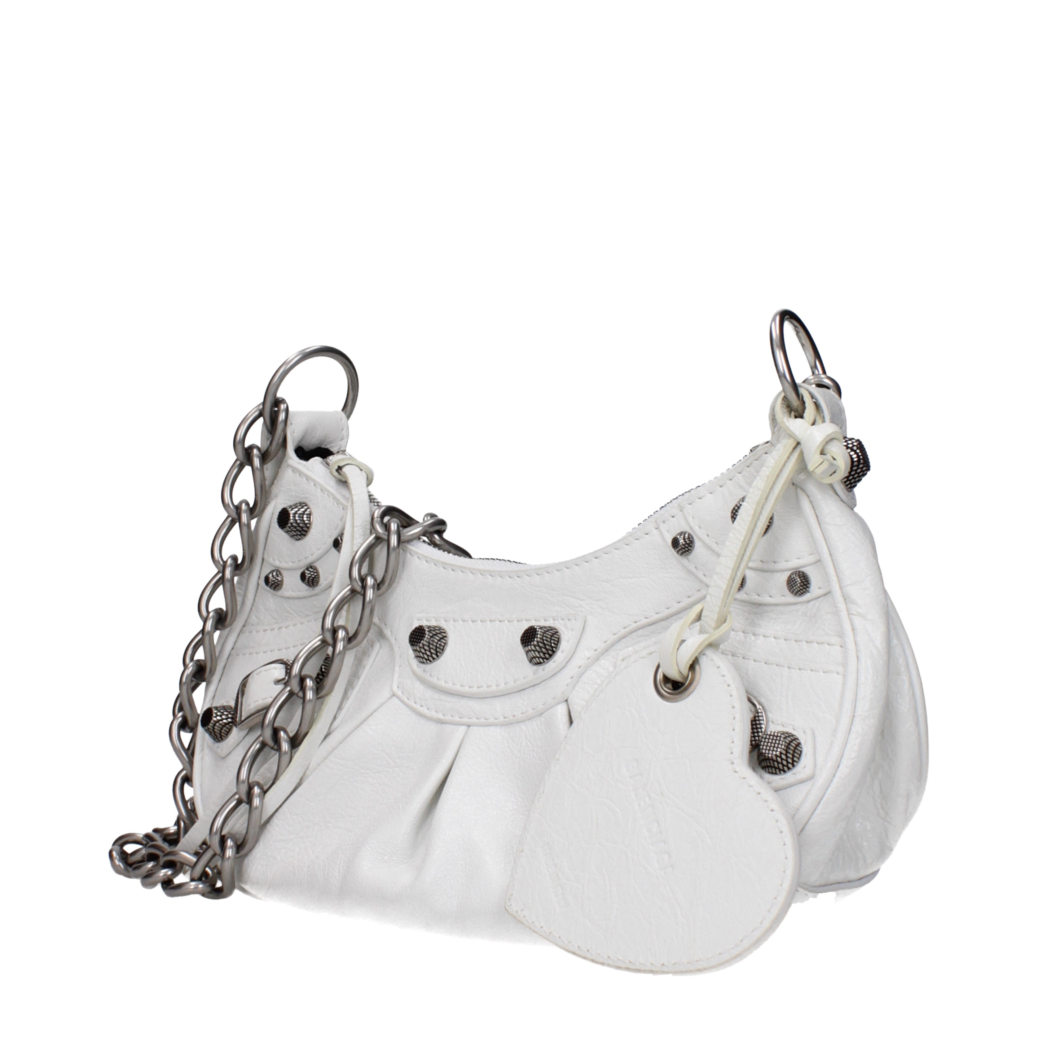 Balenciaga クロスボディバッグ 女性 皮革 白/オプティックホワイト