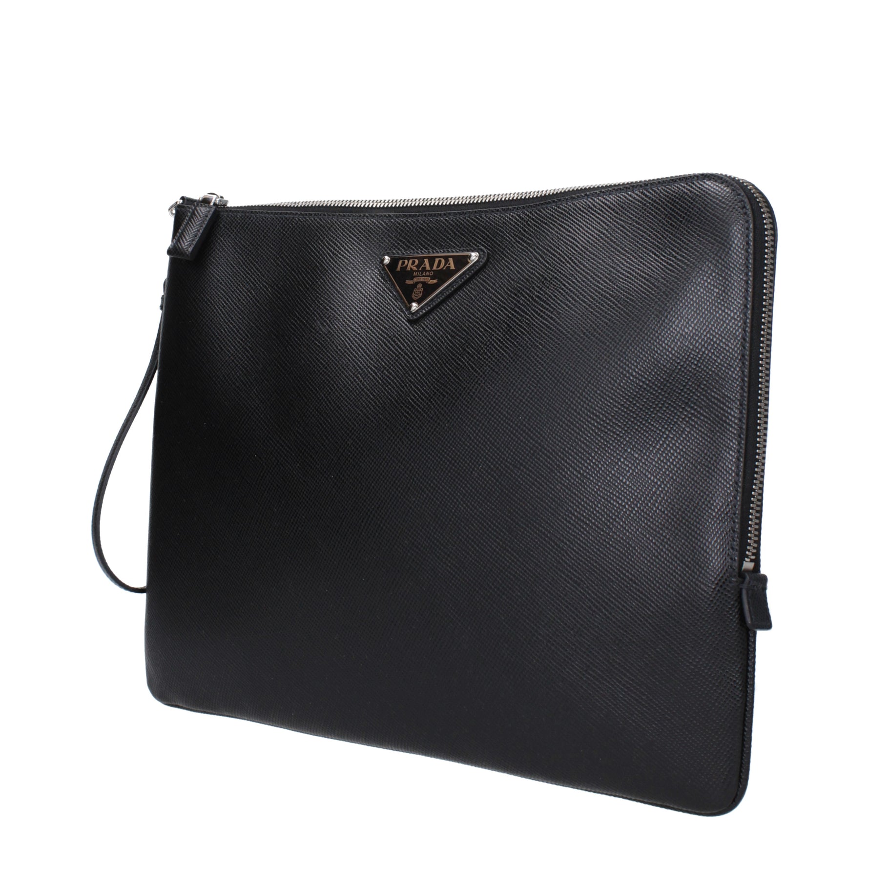 Prada Pochette Uomo Pelle Nero B-Exit – B-Exit top shop online