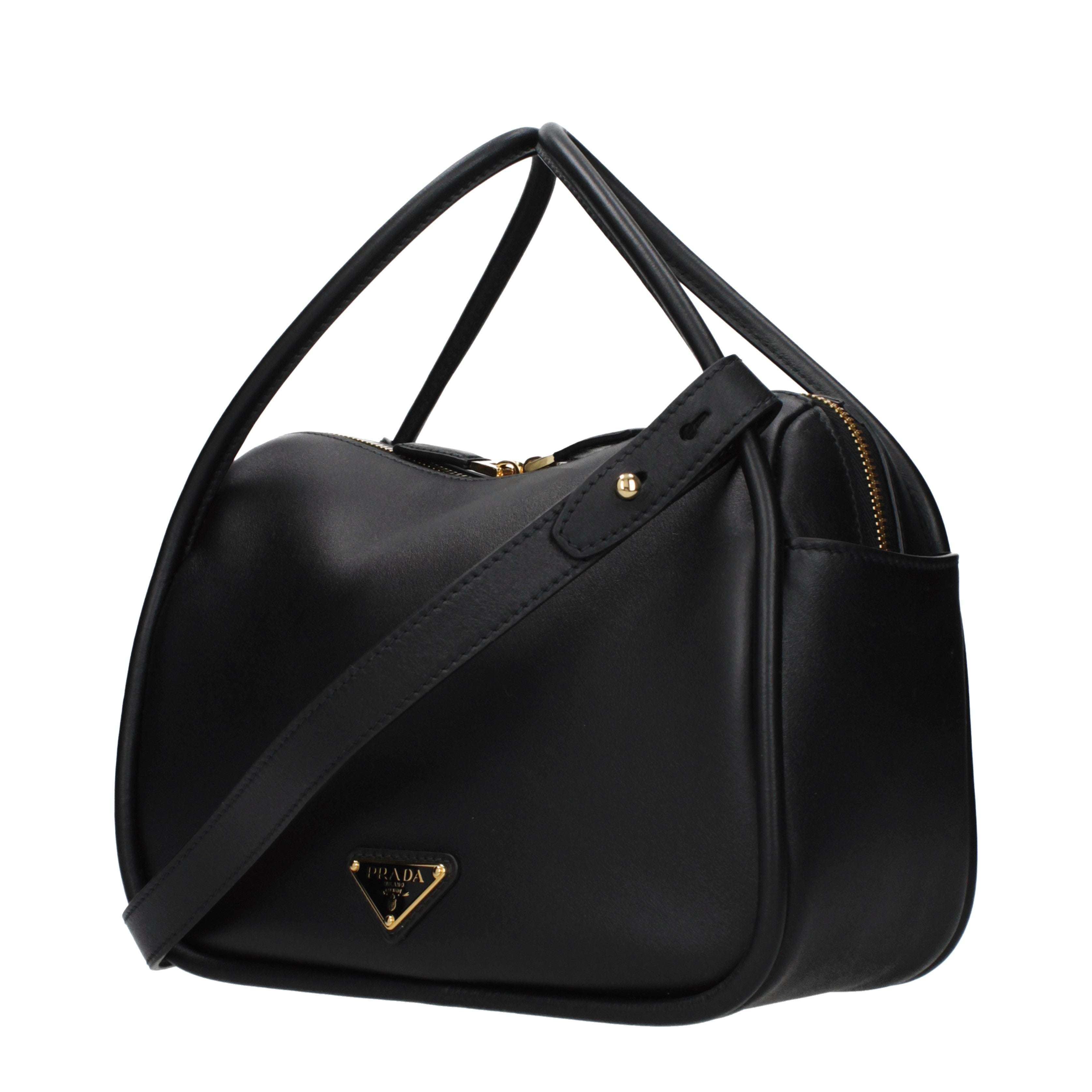 Prada ハンドバッグ 女性 皮革 黒 | B-Exit – B-Exit top shop online