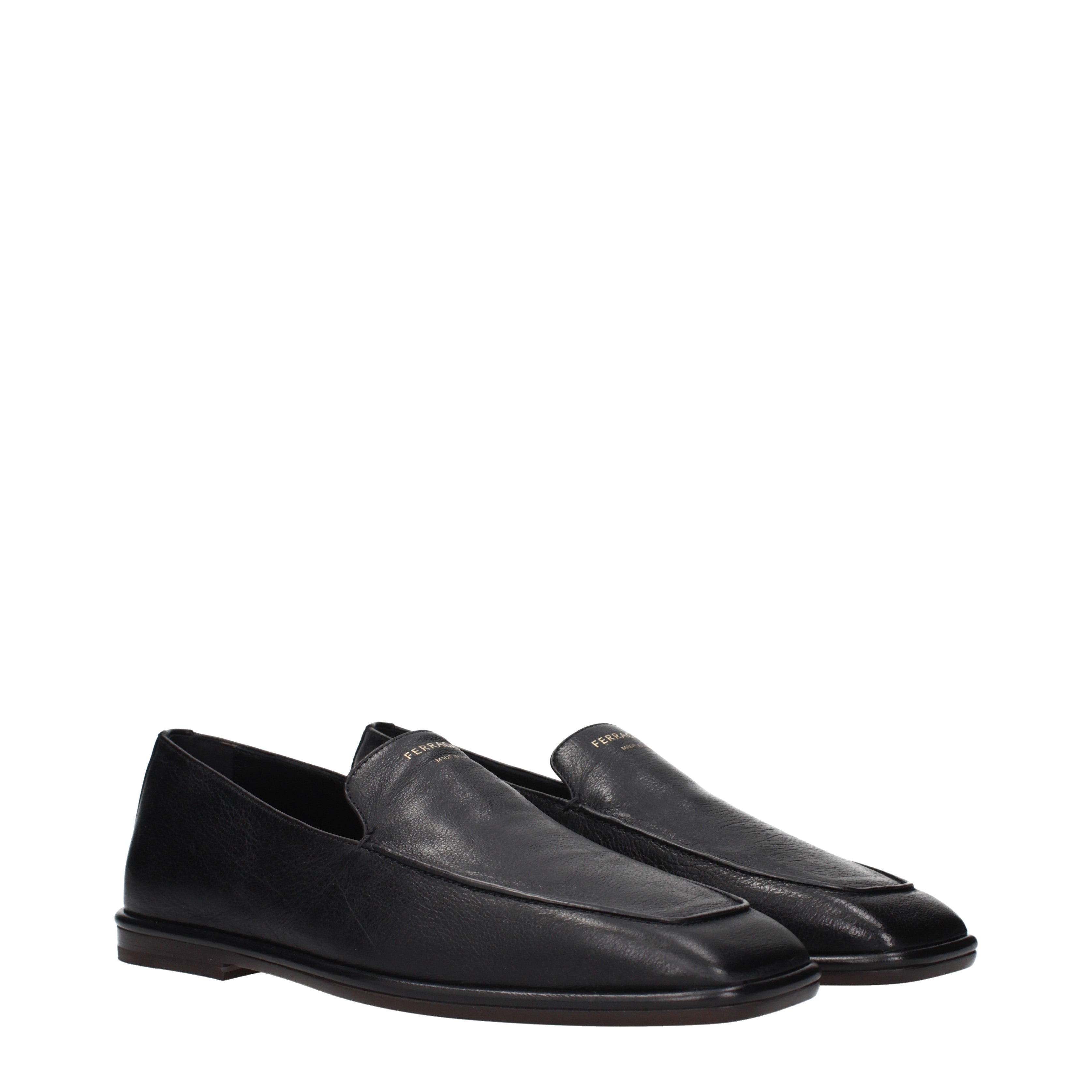 Salvatore Ferragamo ローファー 男性 皮革 黒 | B-Exit – B-Exit top
