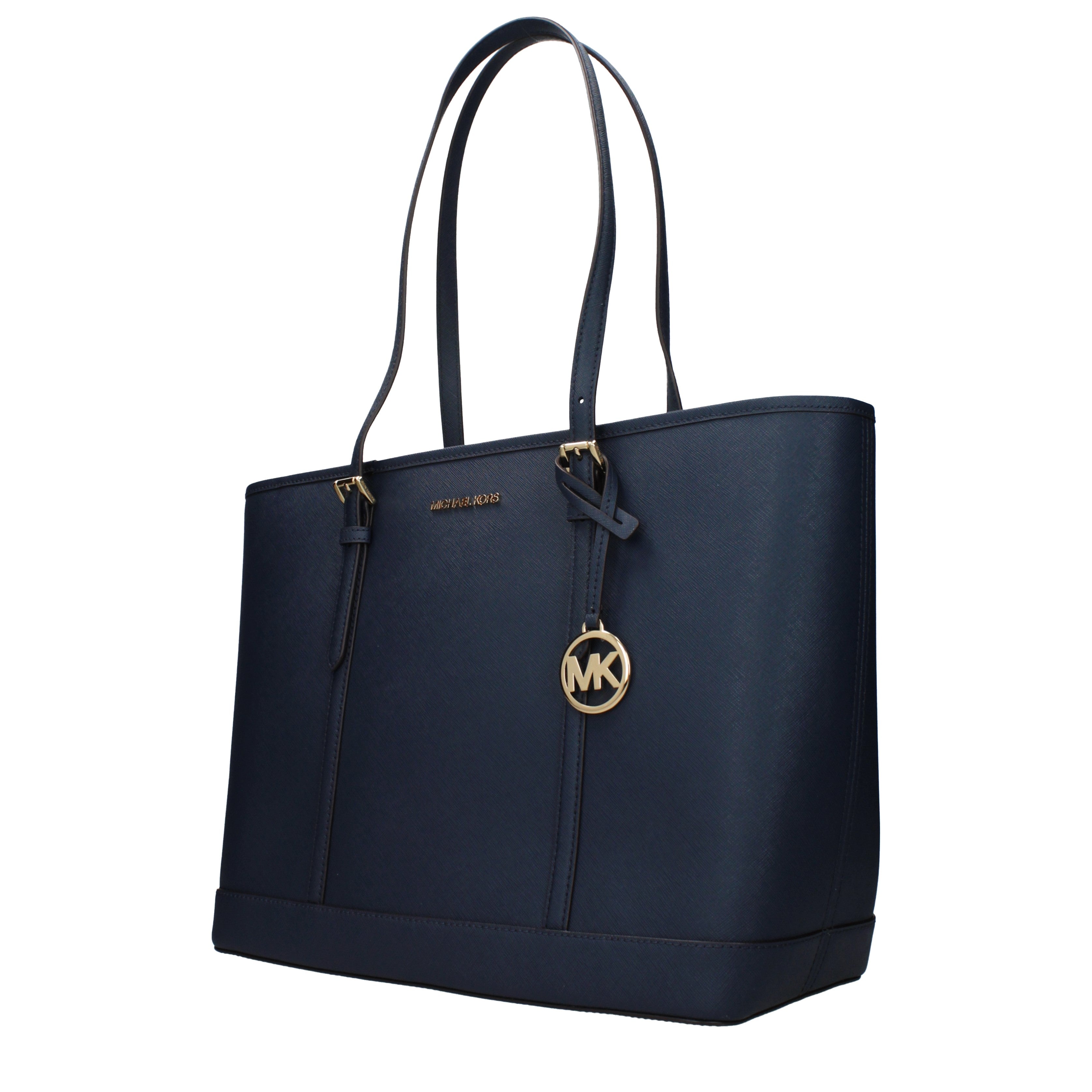 Michael Kors Shoulder Bags Women Leather Blue/Blue Navy | B-Exit