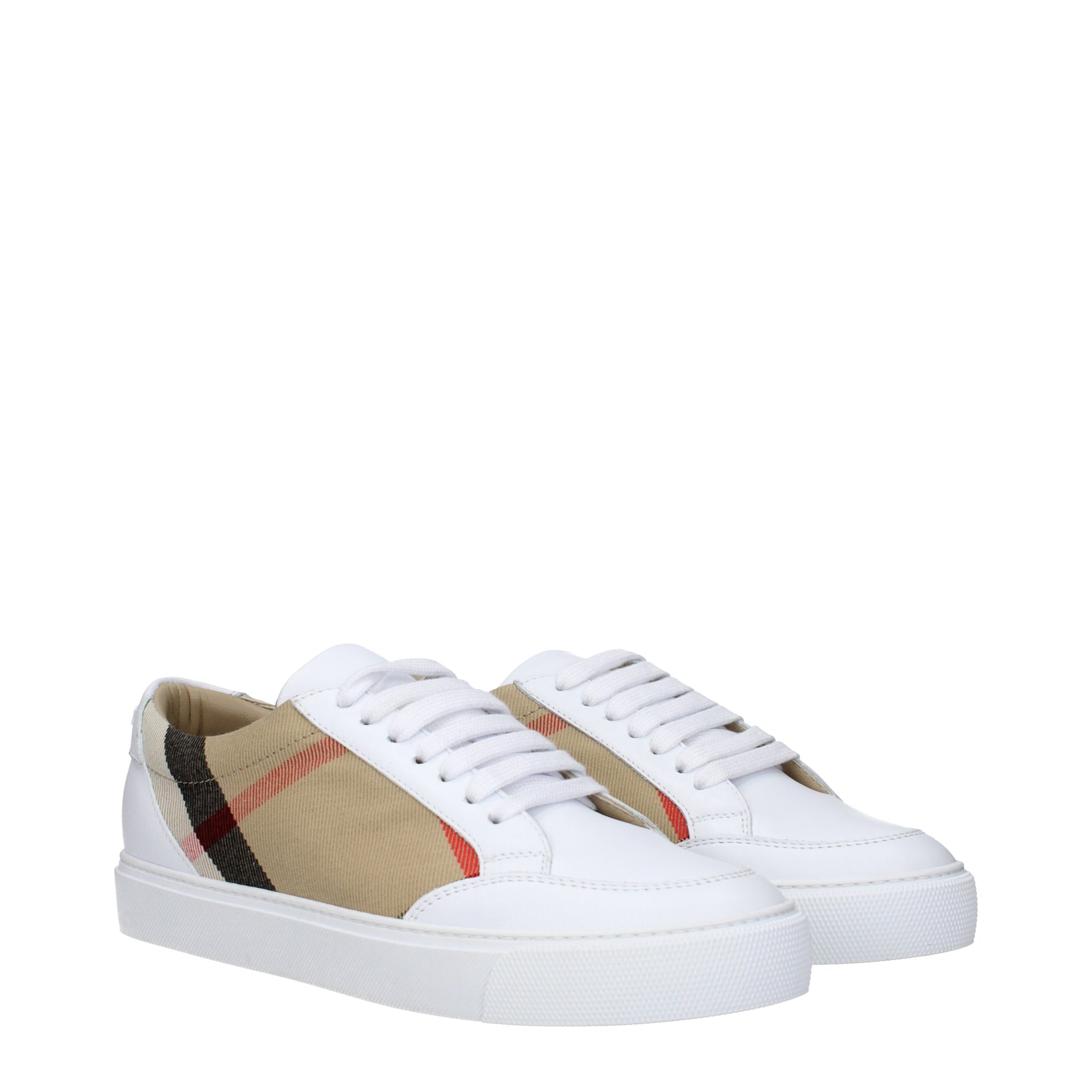 Burberry Sneakers Women Fabric Beige/Optic White B-Exit – B-Exit
