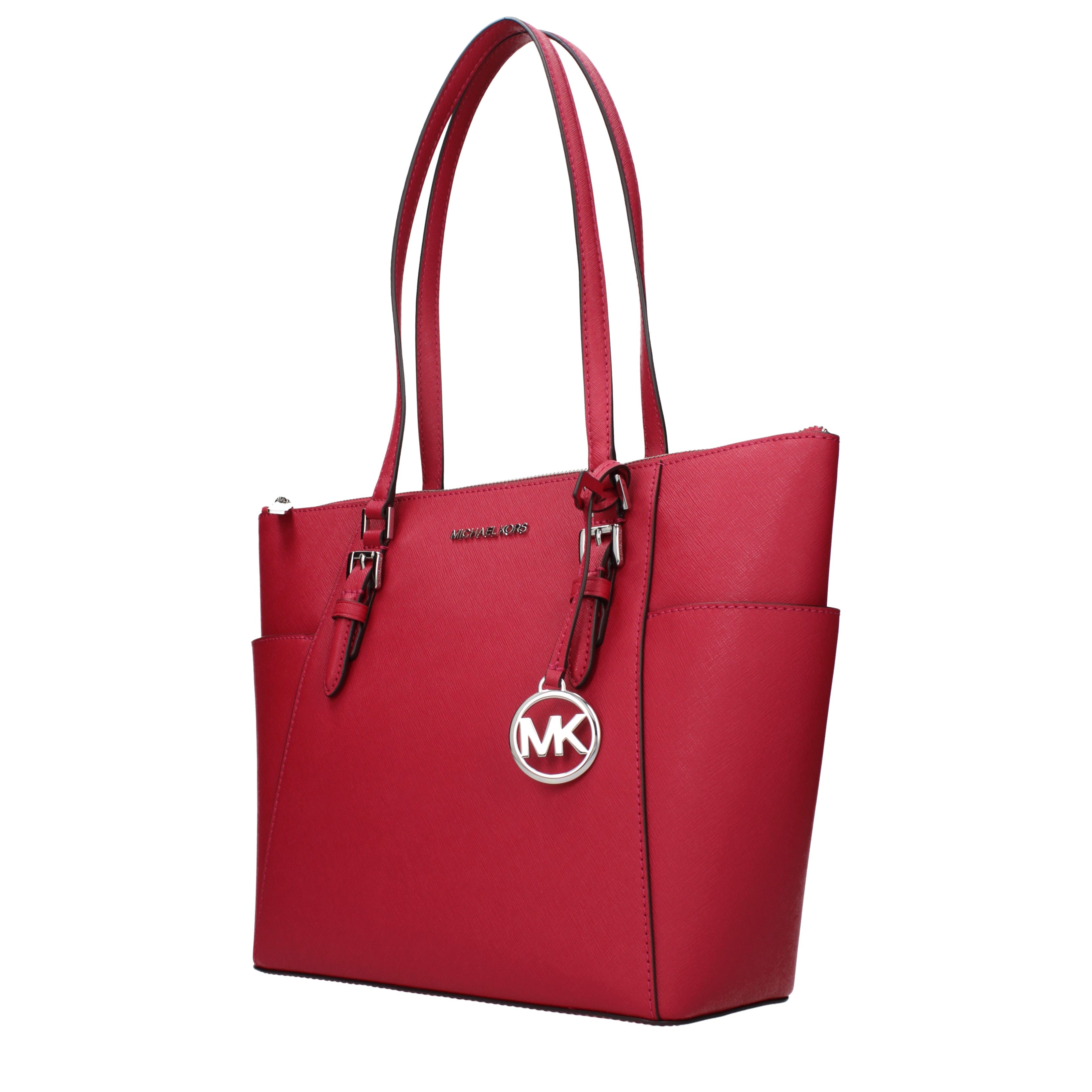 バッグ 赤 美品 Michael Kors ショルダーバッグ 女性 皮革 赤/ダークラズベリー | B