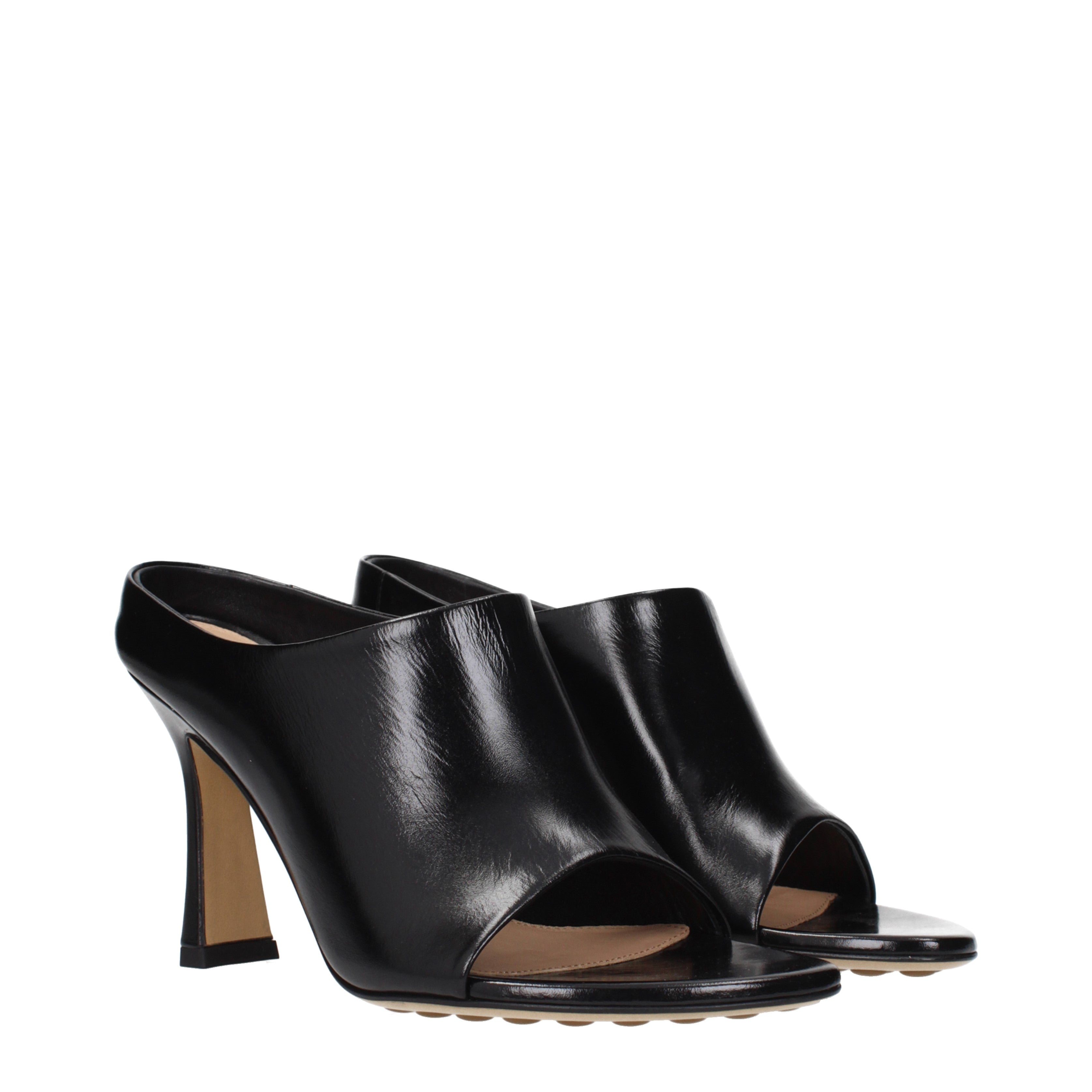 Bottega Veneta サンダル 女性 皮革 黒 | B-Exit – B-Exit top shop online