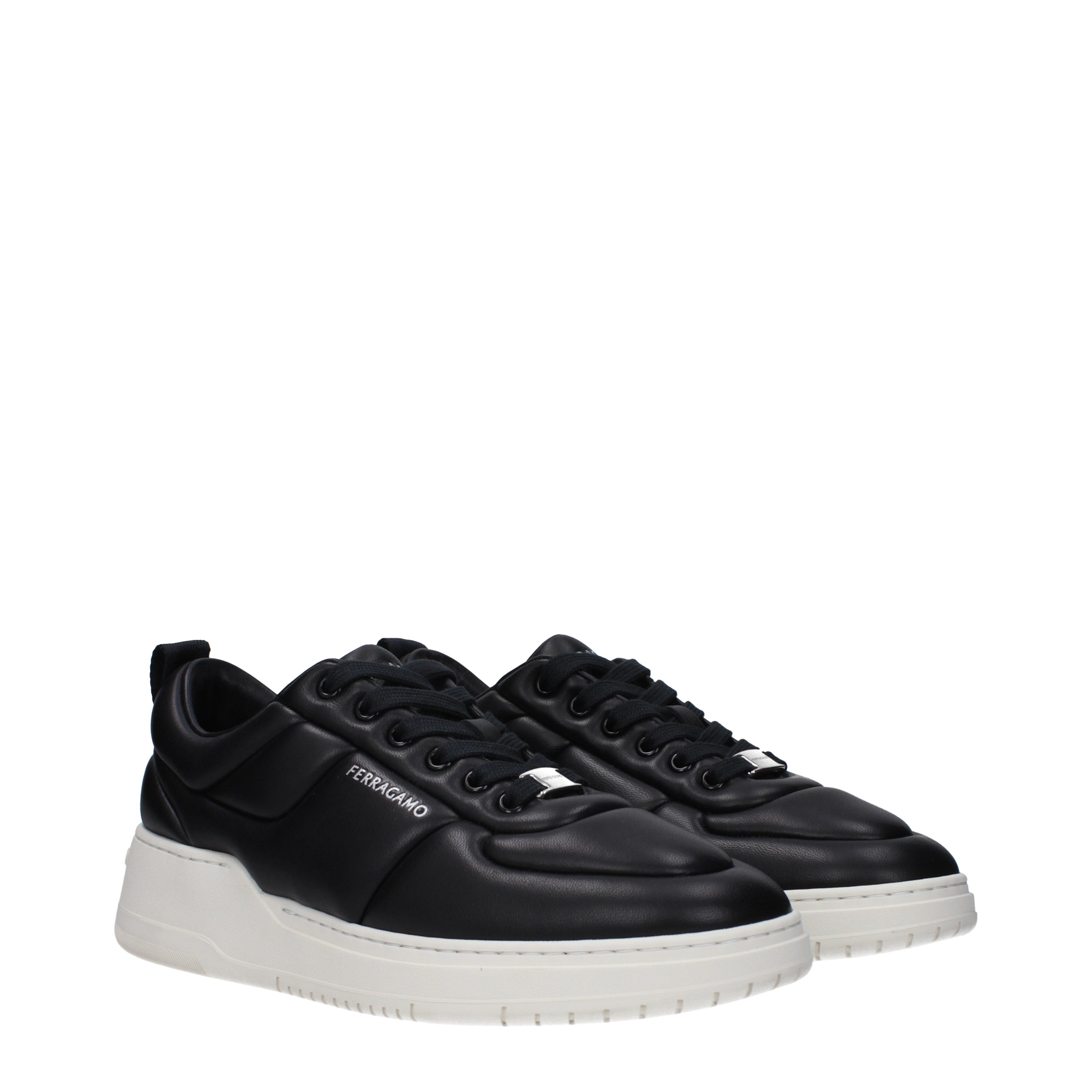 Salvatore Ferragamo Sneakers Men Leather Black | B-Exit – B-Exit