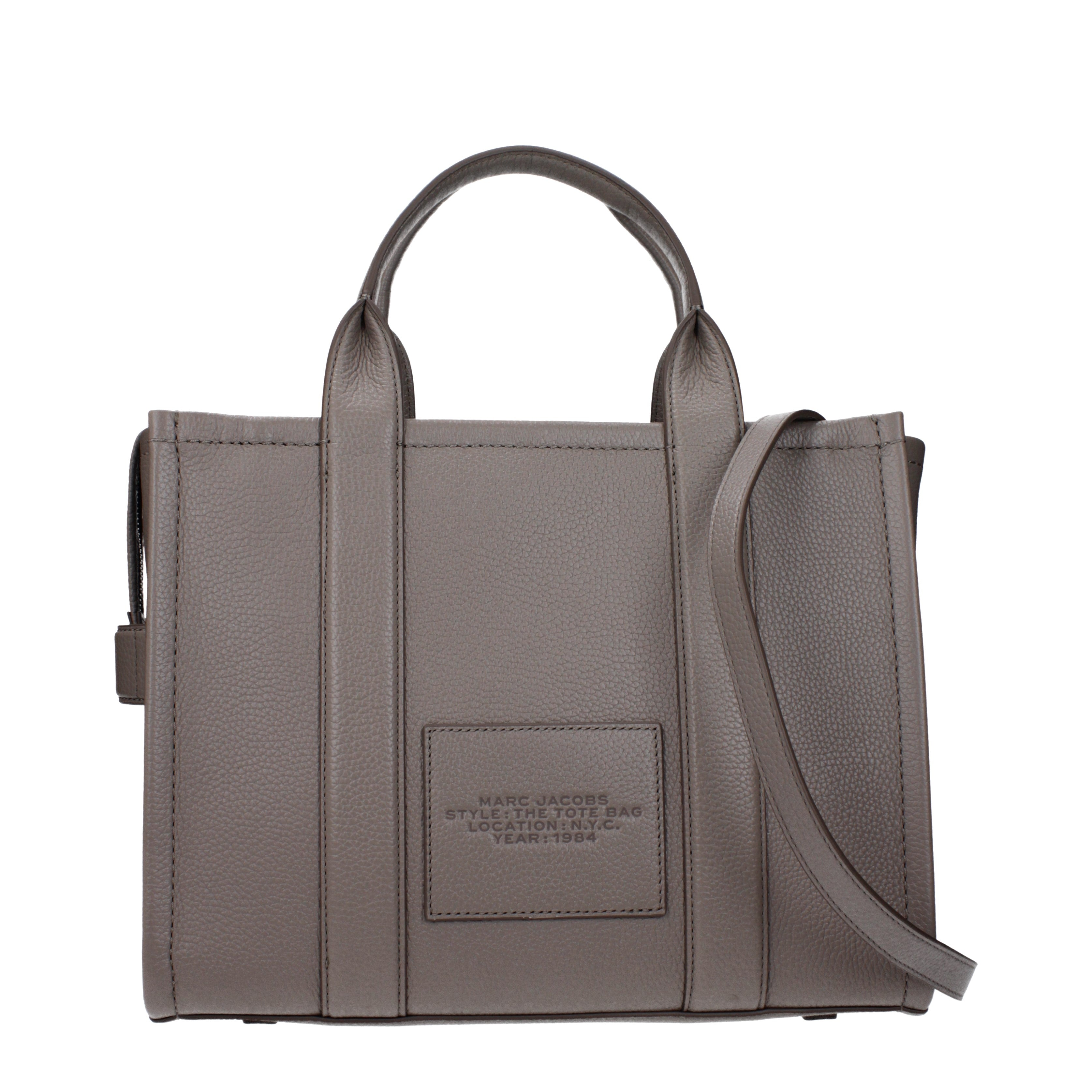 Marc Jacobs Handbags Women Leather Gray/Cement | B-Exit – B-Exit