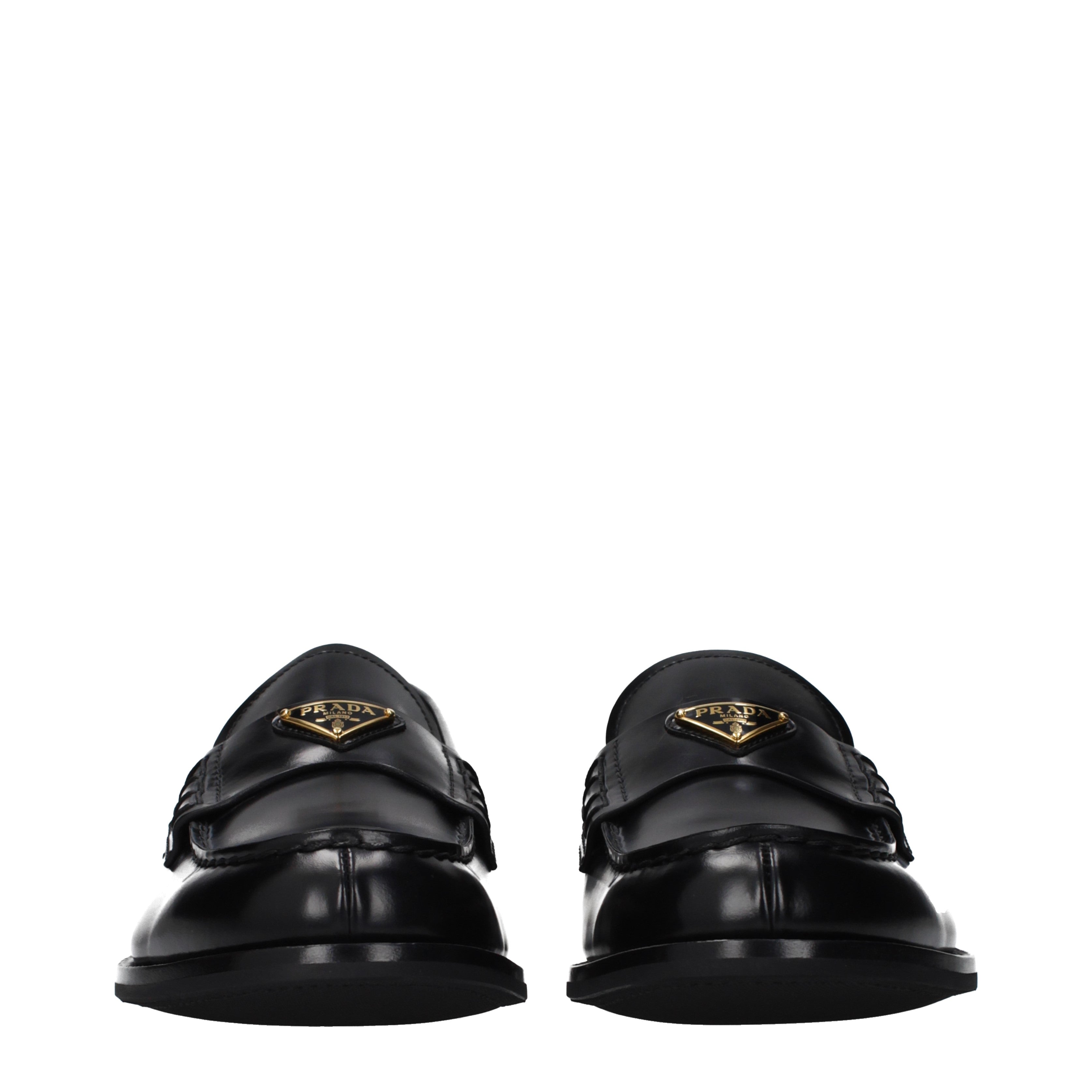 Prada Loafers Men Leather Black | B-Exit – B-Exit top shop online