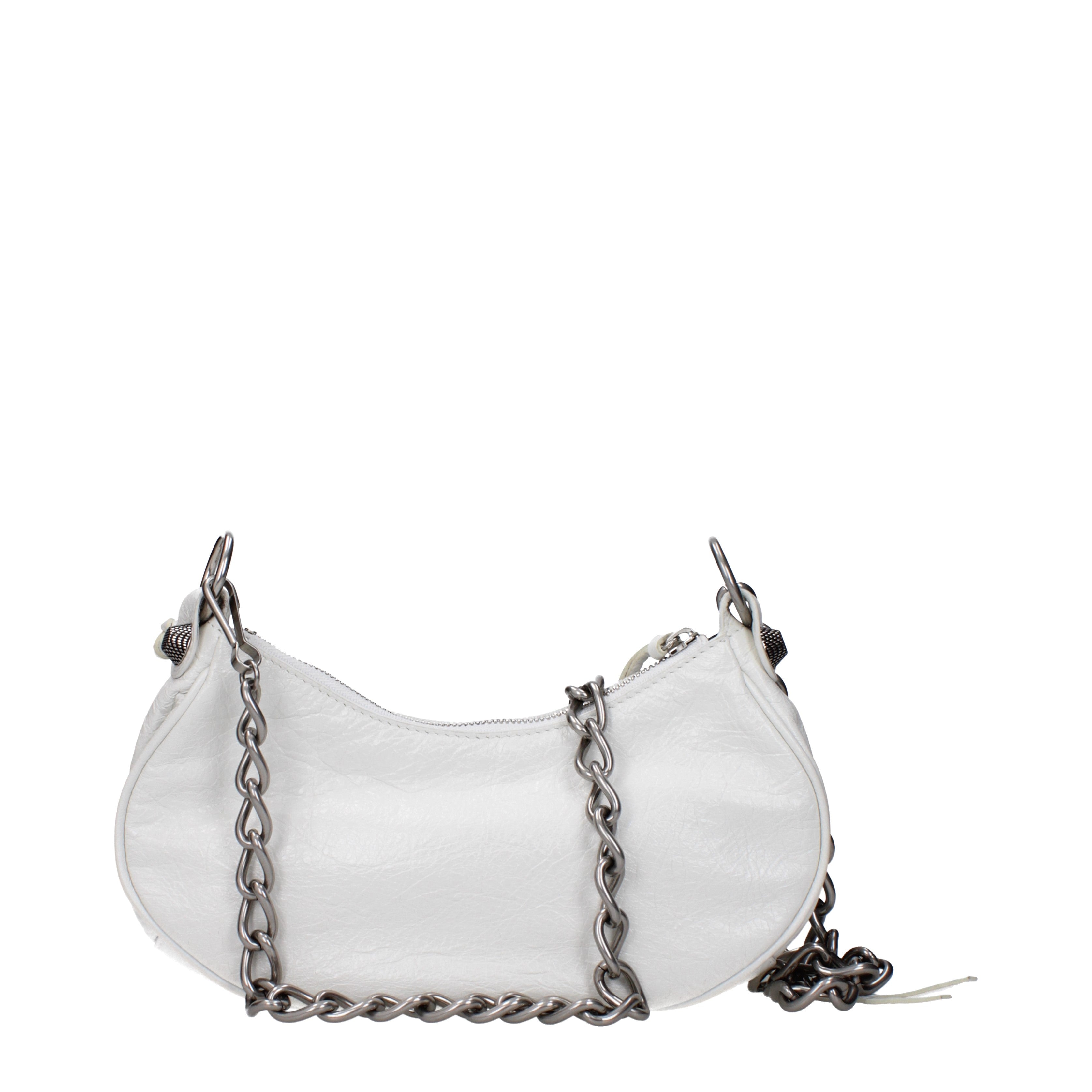 Balenciaga クロスボディバッグ 女性 皮革 白/オプティックホワイト