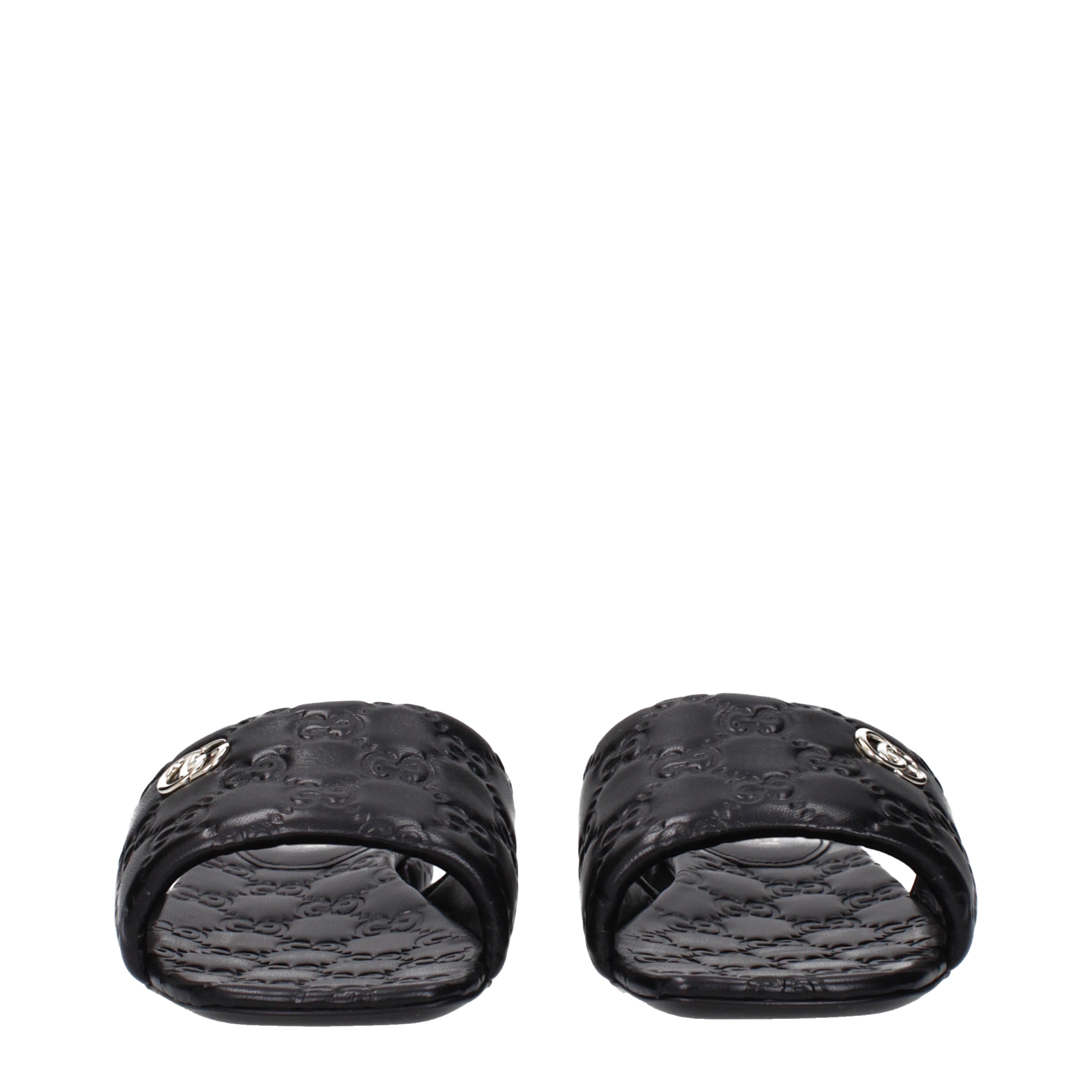 Gucci Slippers and Clogs Women Leather Black | B-Exit – B-Exit top