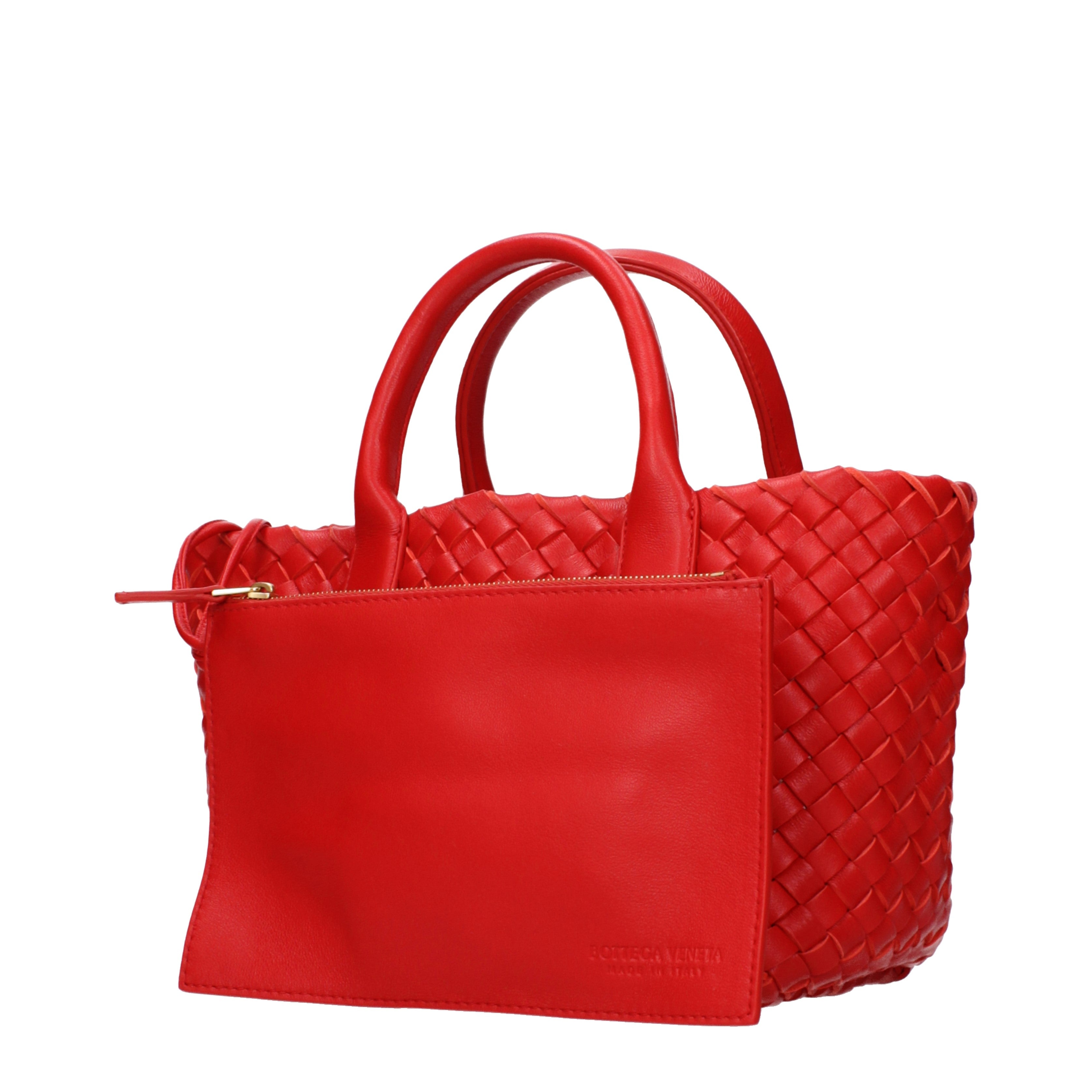 Bottega Veneta ハンドバッグ 女性 皮革 赤/レッドストーン | B-Exit
