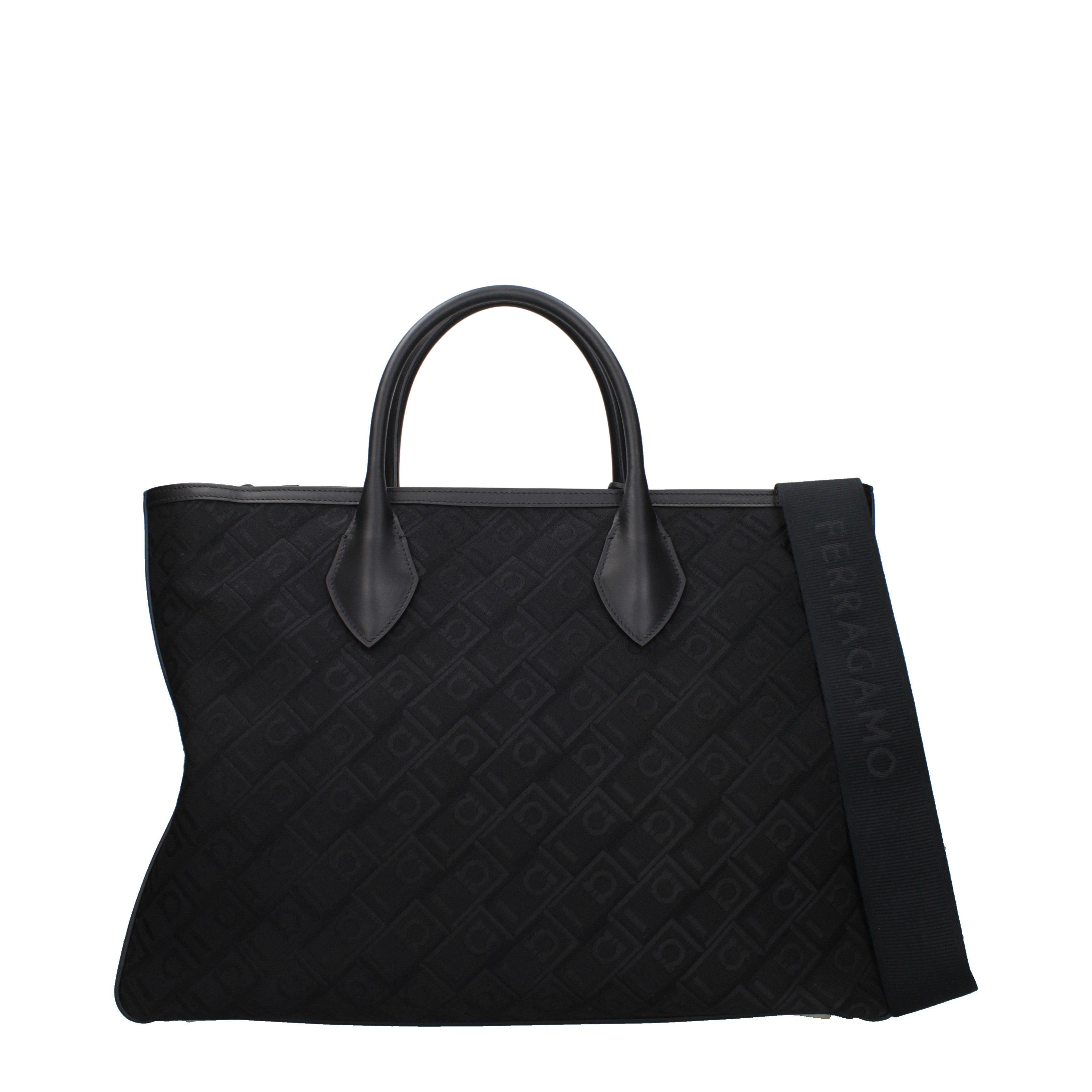 Ferragamo パーティーバッグ 黒 Salvatore Ferragamo ハンドバッグ 女性 ファブリック 黒 | B-Exit – B