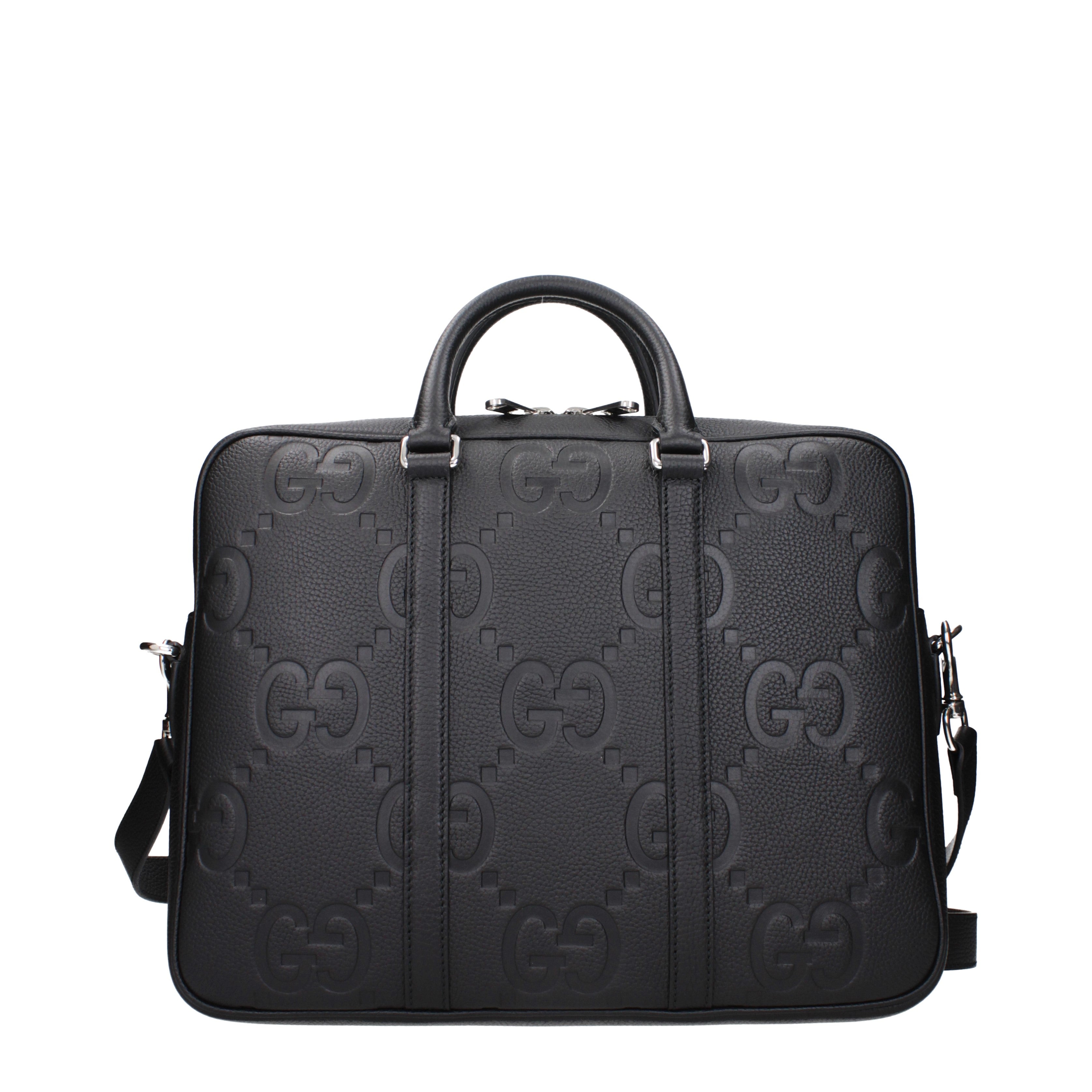 GUCCI レザー スクエア 2wayバッグ ビジネスバッグ 9035 Gucci Work Bags Men Leather Black | B-Exit – B-Exit top shop online