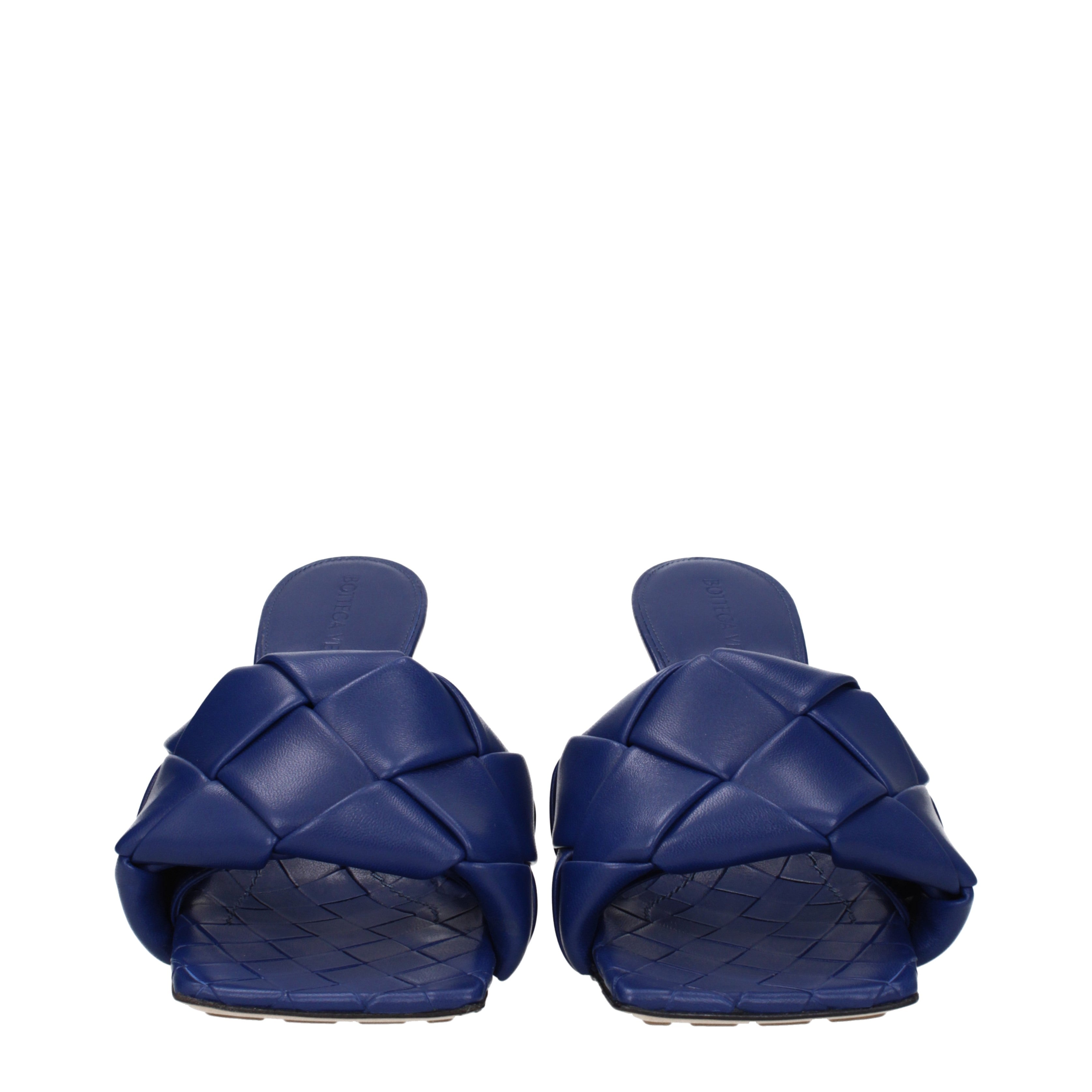Bottega Veneta Sandals Women Leather Blue/Cruise | B-Exit – B-Exit
