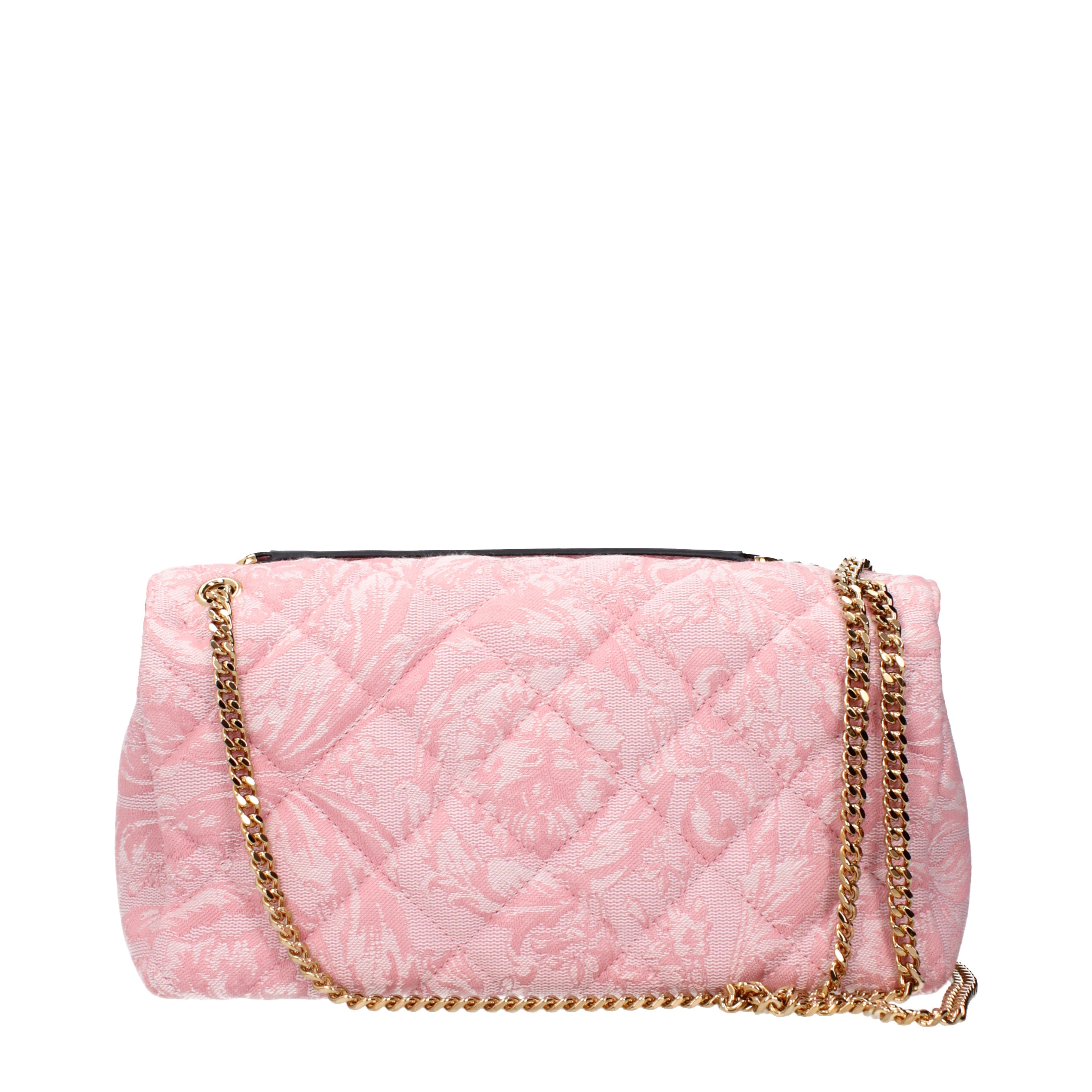 Versace ショルダーバッグ 女性 ファブリック ピンク | B-Exit – B