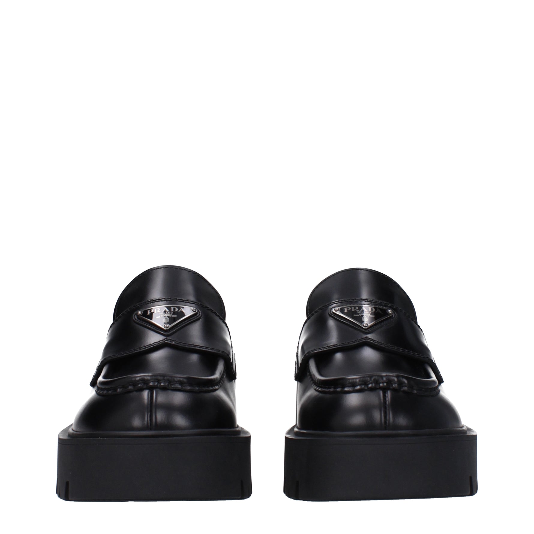 Cuero Zapatos Prada Hombre Cm Prada Mocasines Hombre Piel