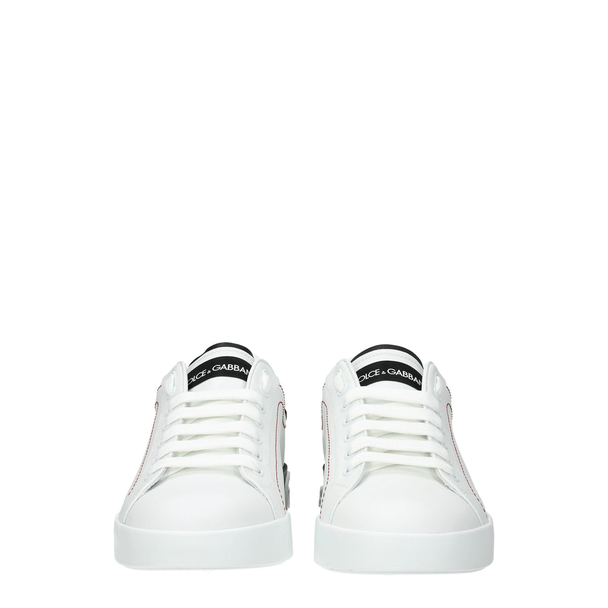 Dolce&Gabbana Sneakers Uomo Pelle Bianco Nero