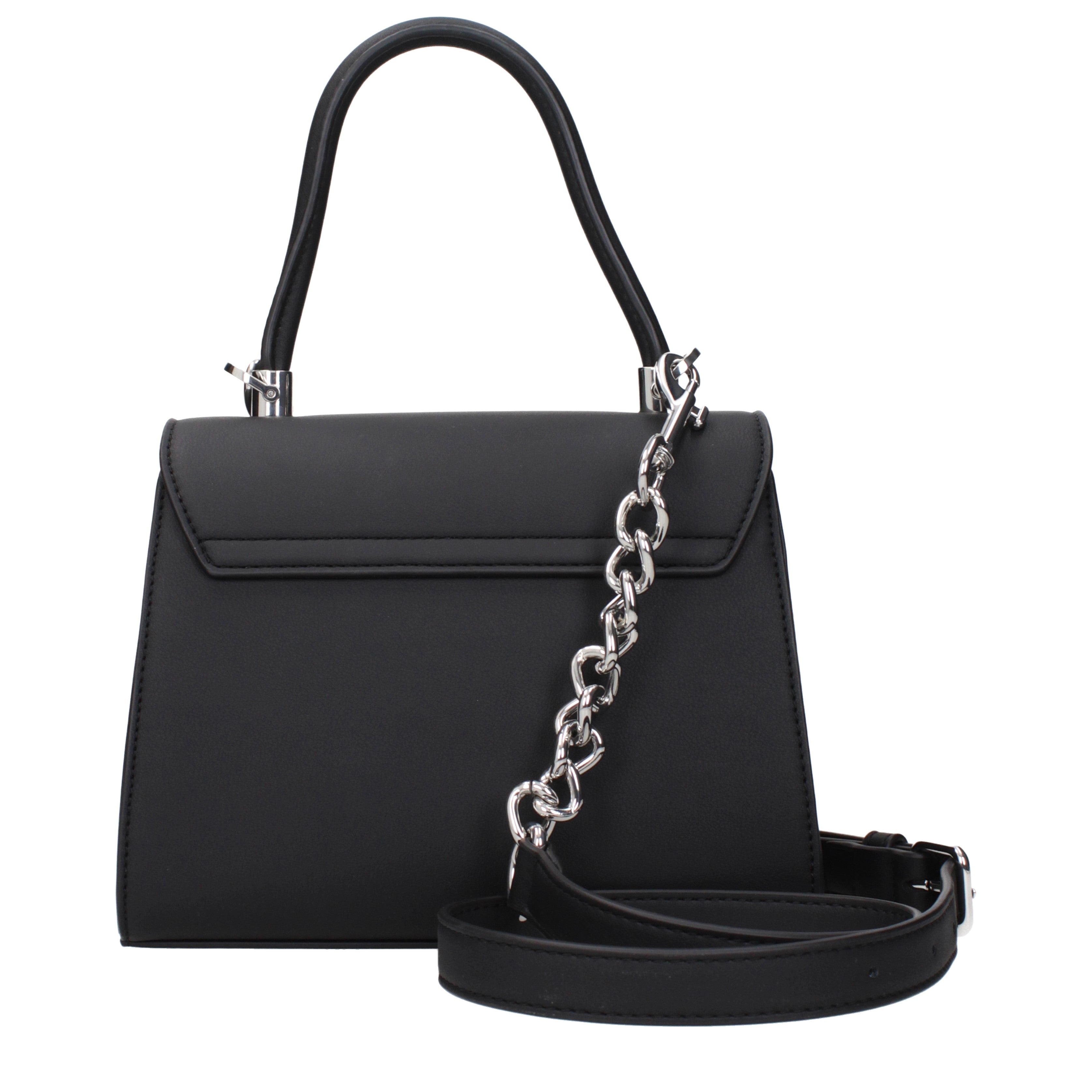 Love Moschino Handbags Women Polyurethane Black/Silver | B-Exit