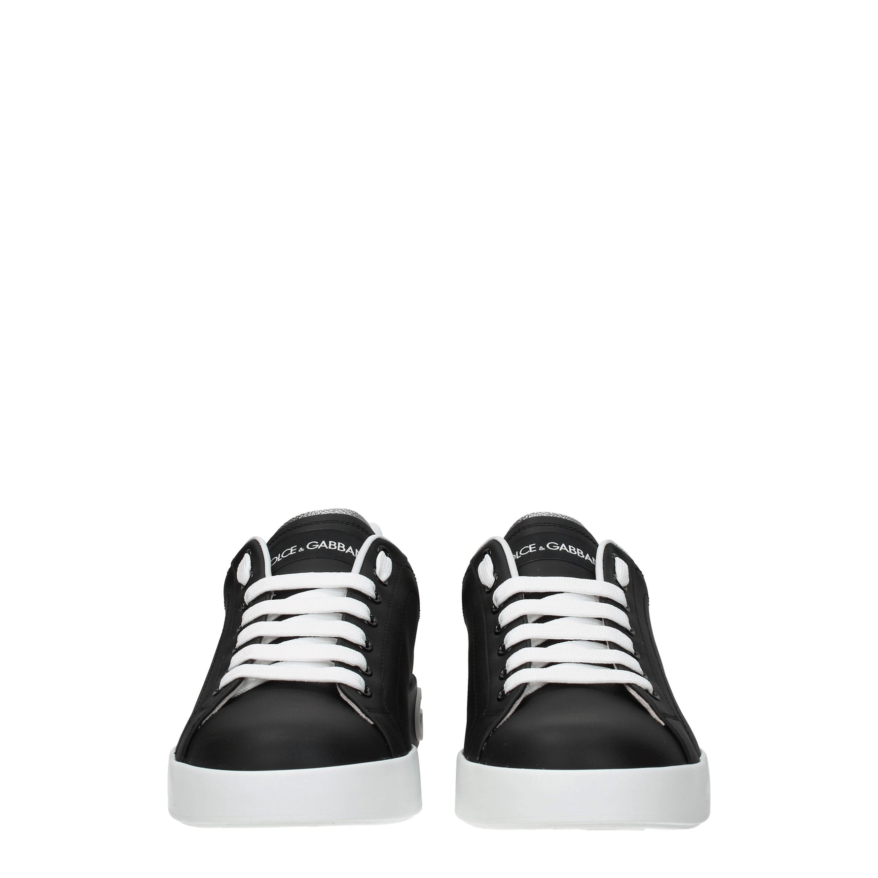 Dolce&Gabbana Sneakers Uomo Pelle Nero Argento