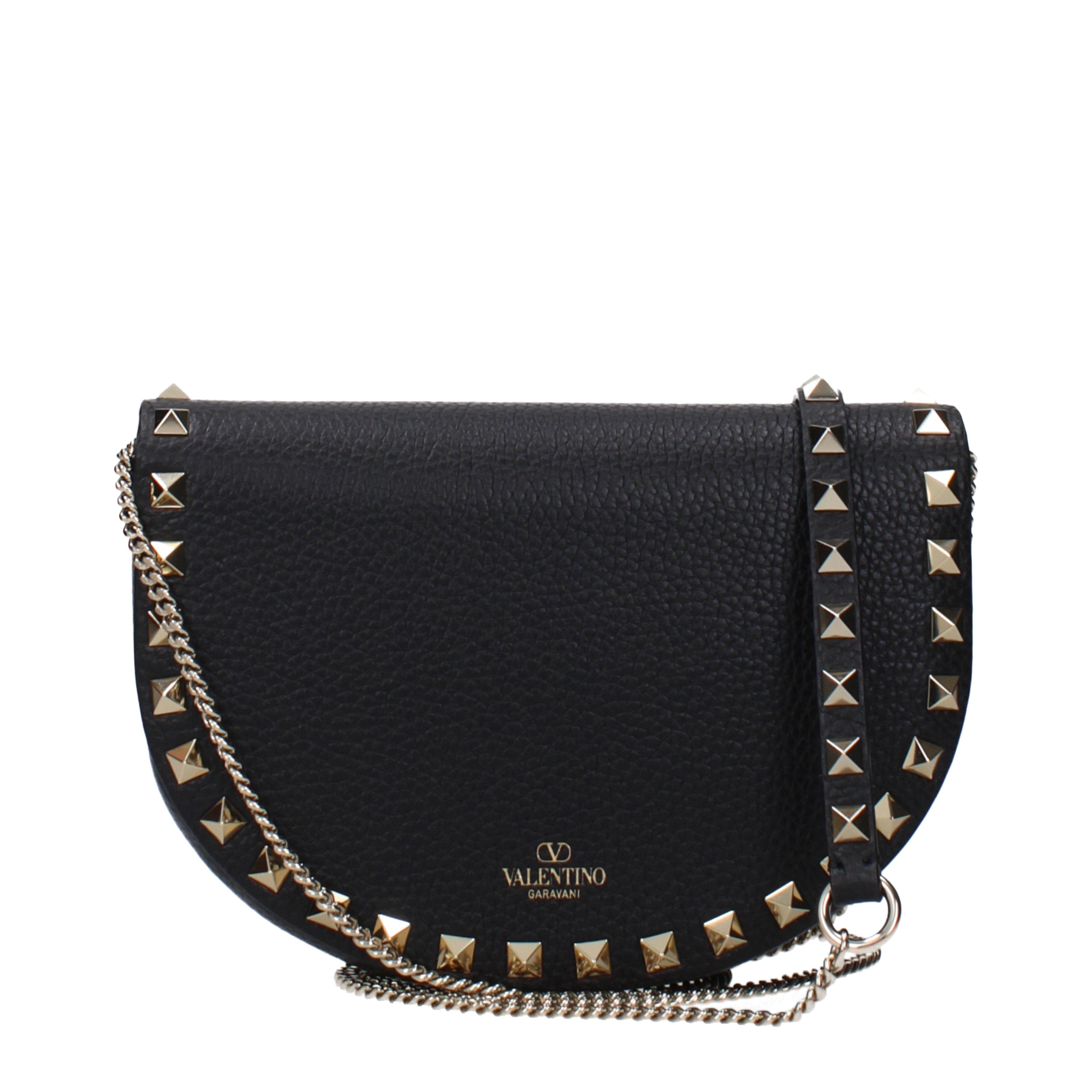 （sale)ヴァレンティノ クロスボディバッグ 女性 皮革 黒 Valentino Garavani クロスボディバッグ 女性 皮革 黒 | B-Exit