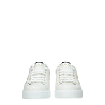 Dolce&Gabbana Sneakers portofino Donna Pelle Bianco Nero