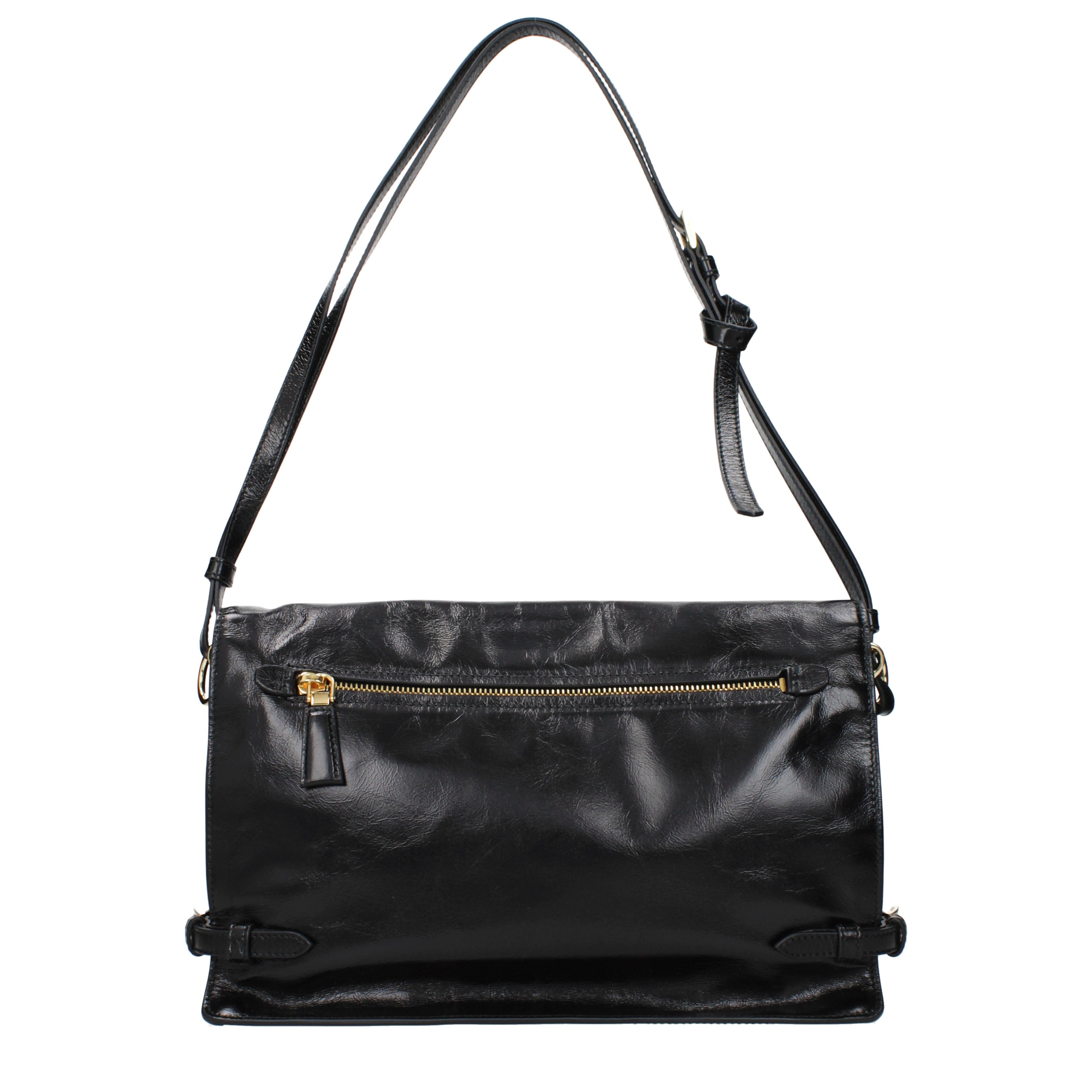 Prada ショルダーバッグ 女性 皮革 黒 | B-Exit – B-Exit top shop online