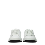 Kenzo Sneakers Uomo Pelle Bianco Nero