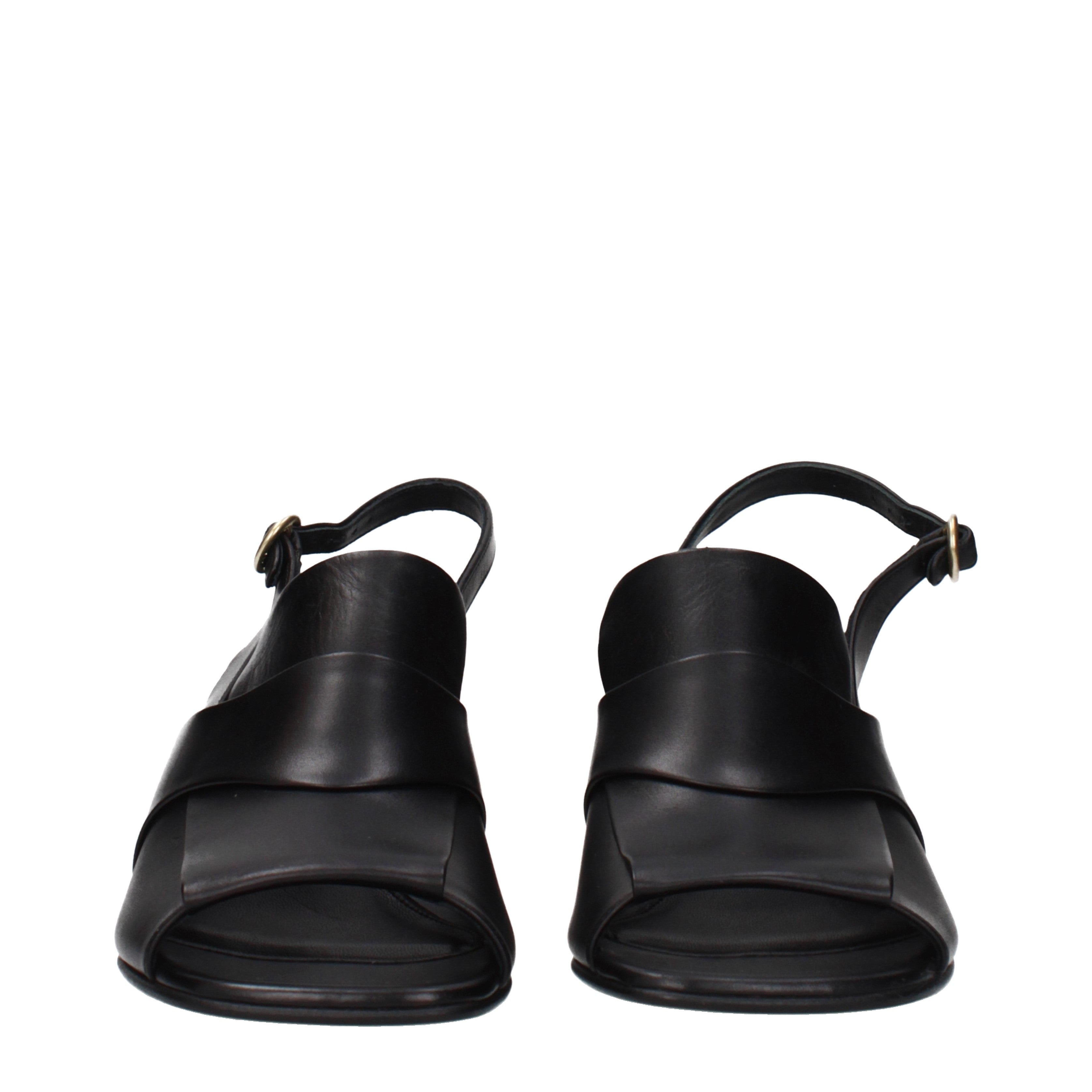 Dries van Noten サンダル 女性 皮革 黒 | B-Exit – B-Exit top shop