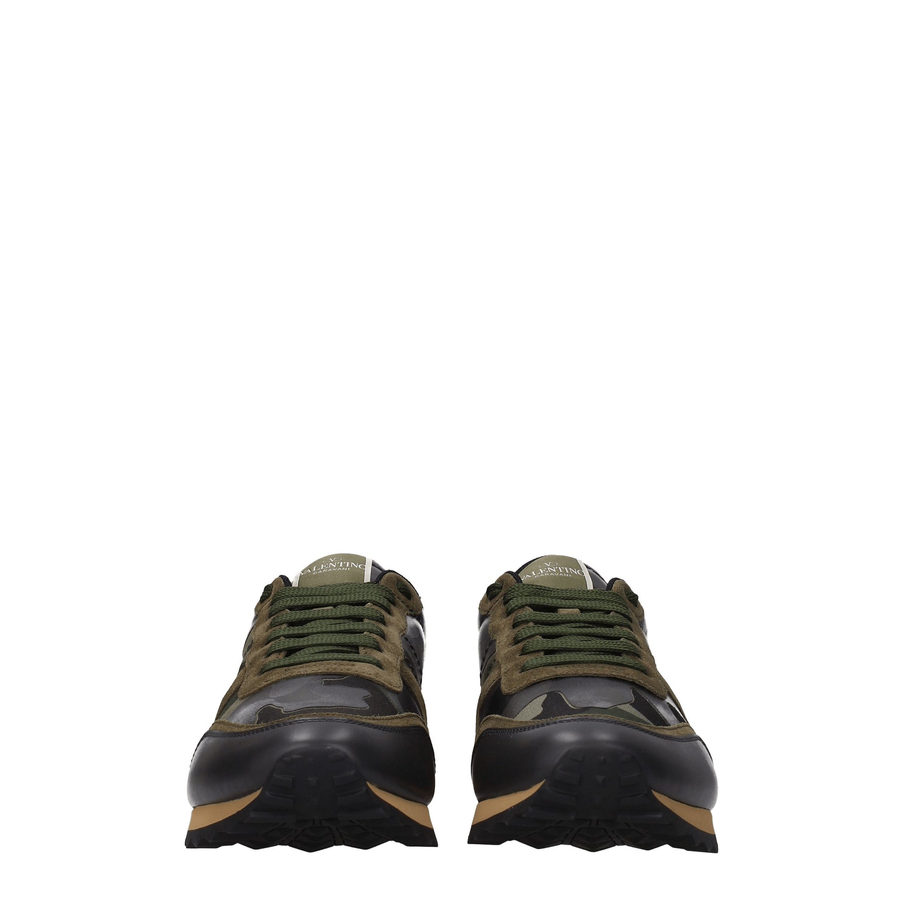 Valentino Garavani Sneakers Uomo Pelle Verde Verde Militare