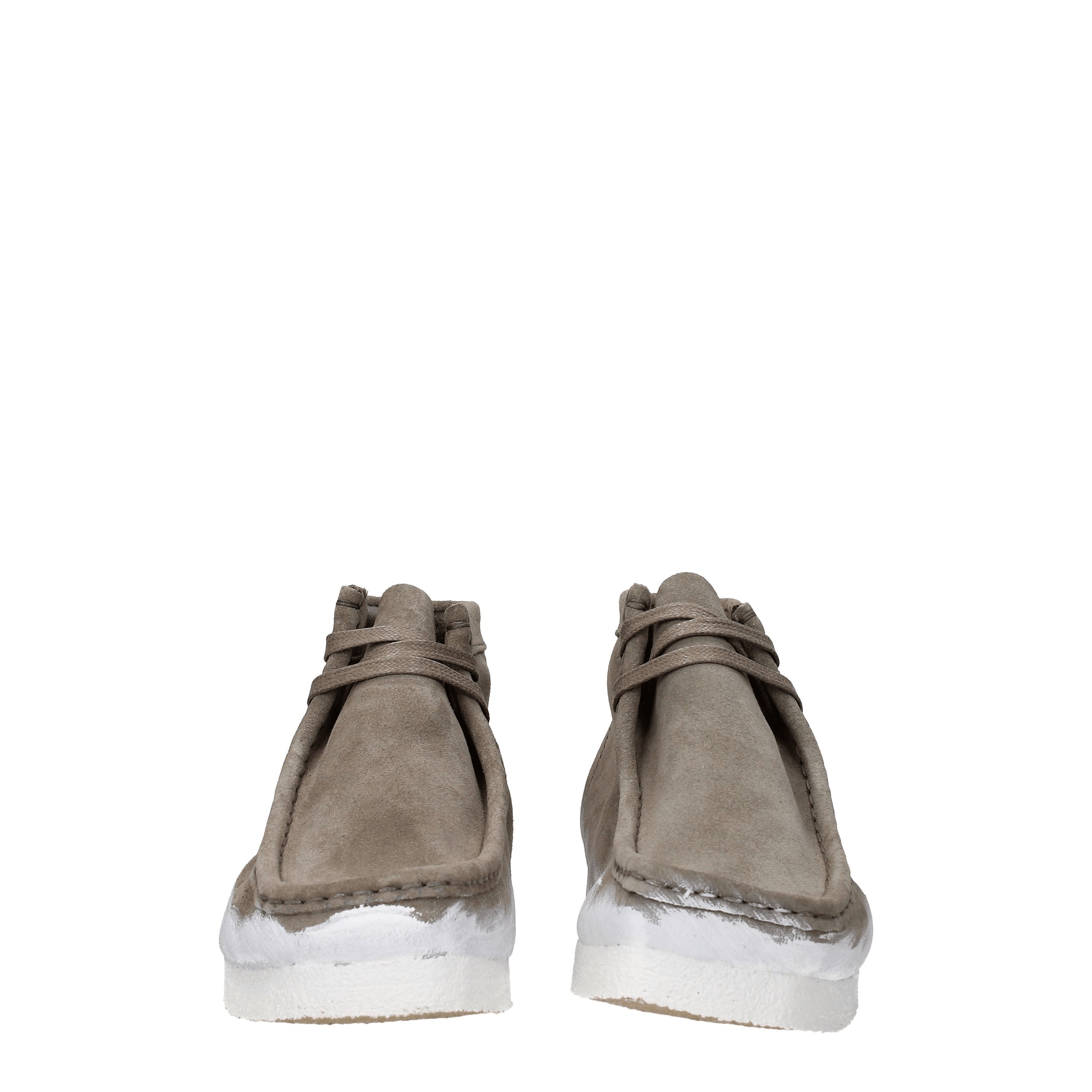 Clarks Ankle Boots Men Suede Gray/White | B-Exit – B-Exit