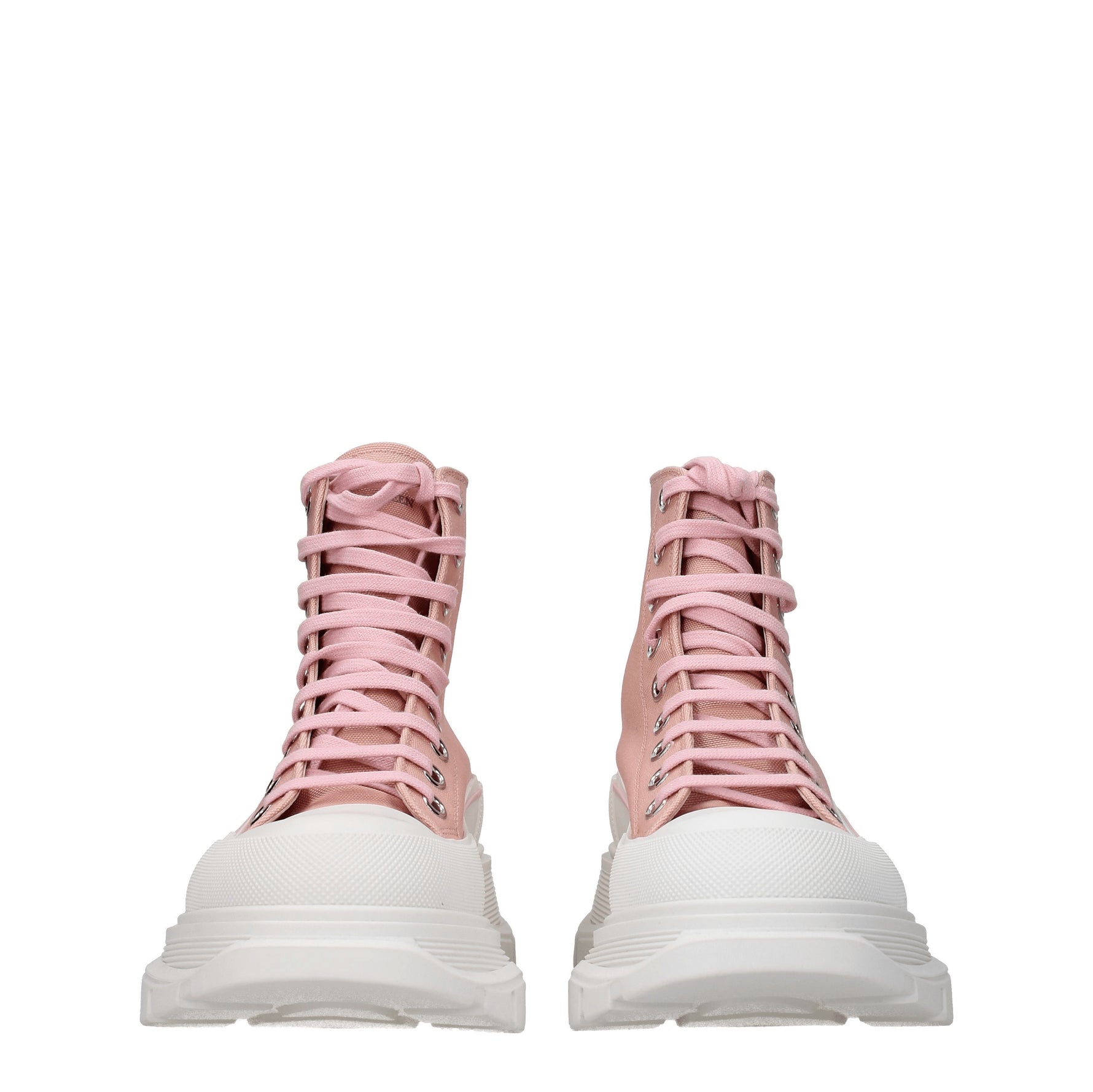Alexander McQueen Stivaletti Donna Tessuto Rosa B-Exit – B-Exit