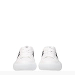 Versace Sneakers greca Uomo Pelle Bianco Nero