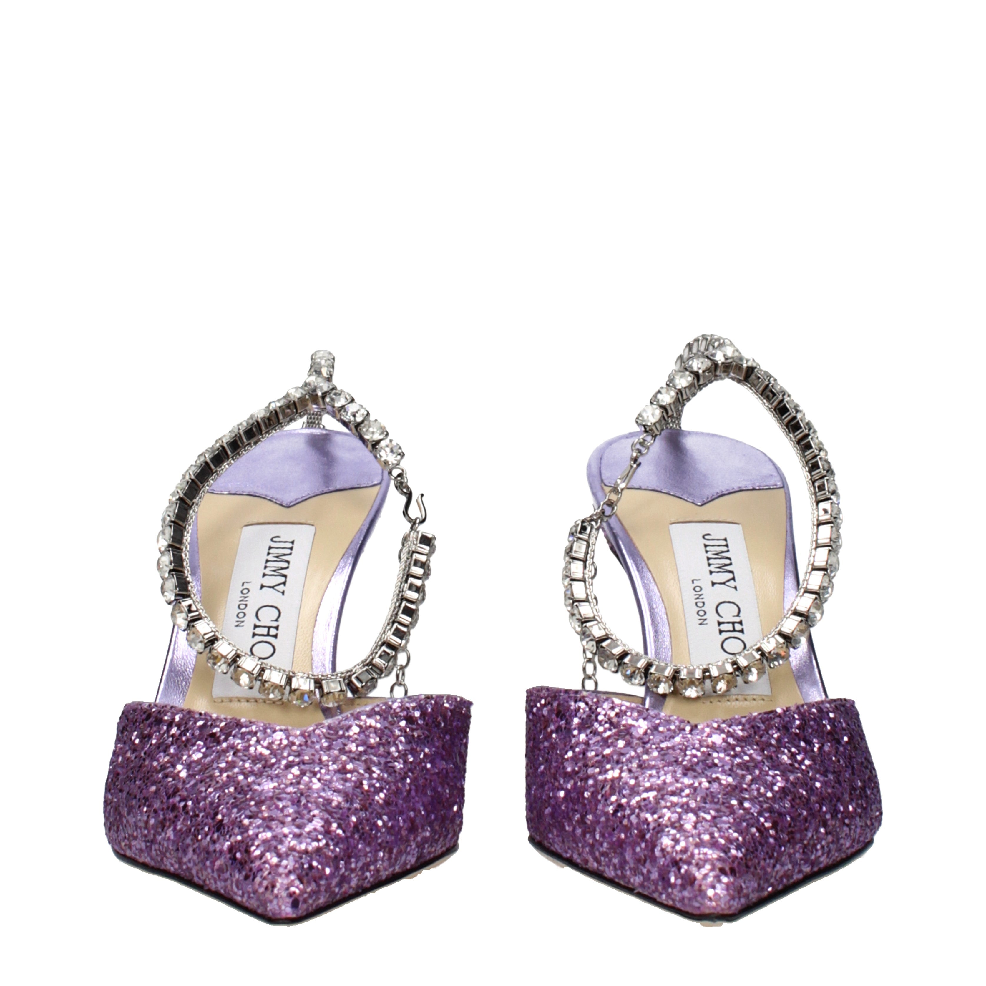 Jimmy Choo サンダル 女性 グリッター バイオレット | B-Exit – B-Exit