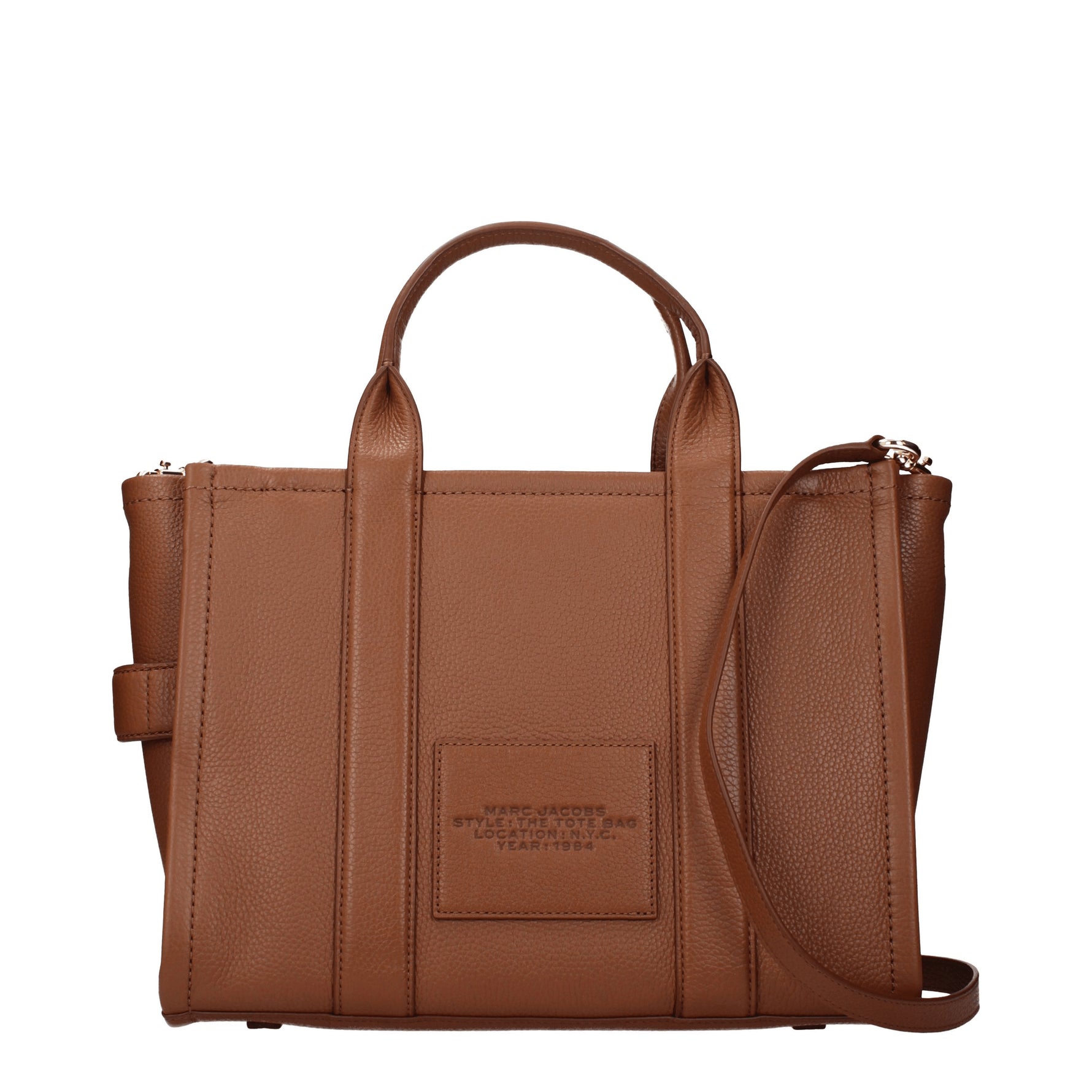 Marc Jacobs Borse a Mano Donna Pelle Marrone Olio di Argan