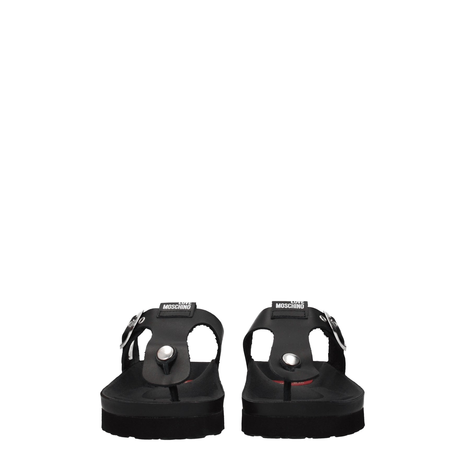 Love Moschino Infradito Donna Pelle Nero