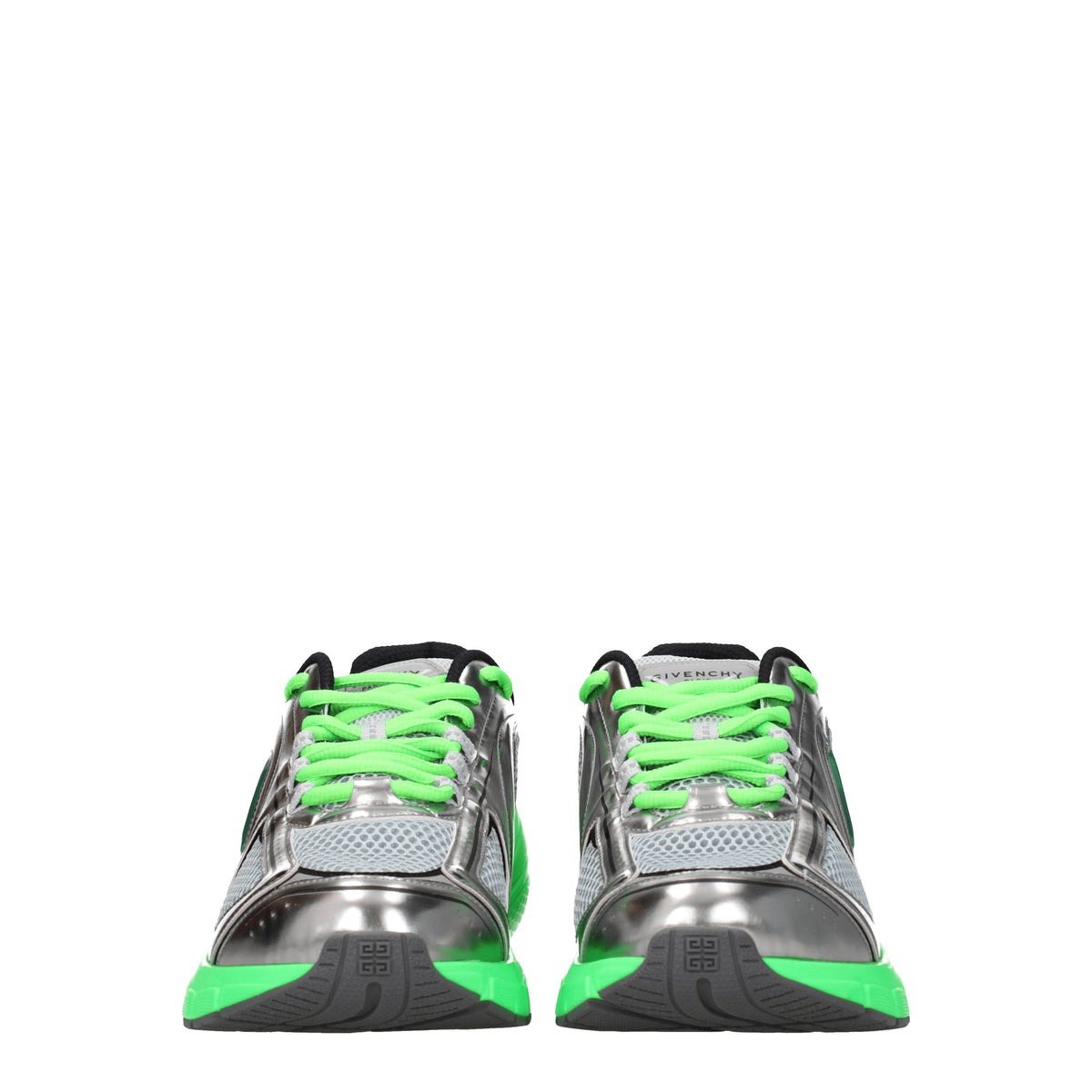 Givenchy Sneakers tk mx Uomo Tessuto Argento Verde